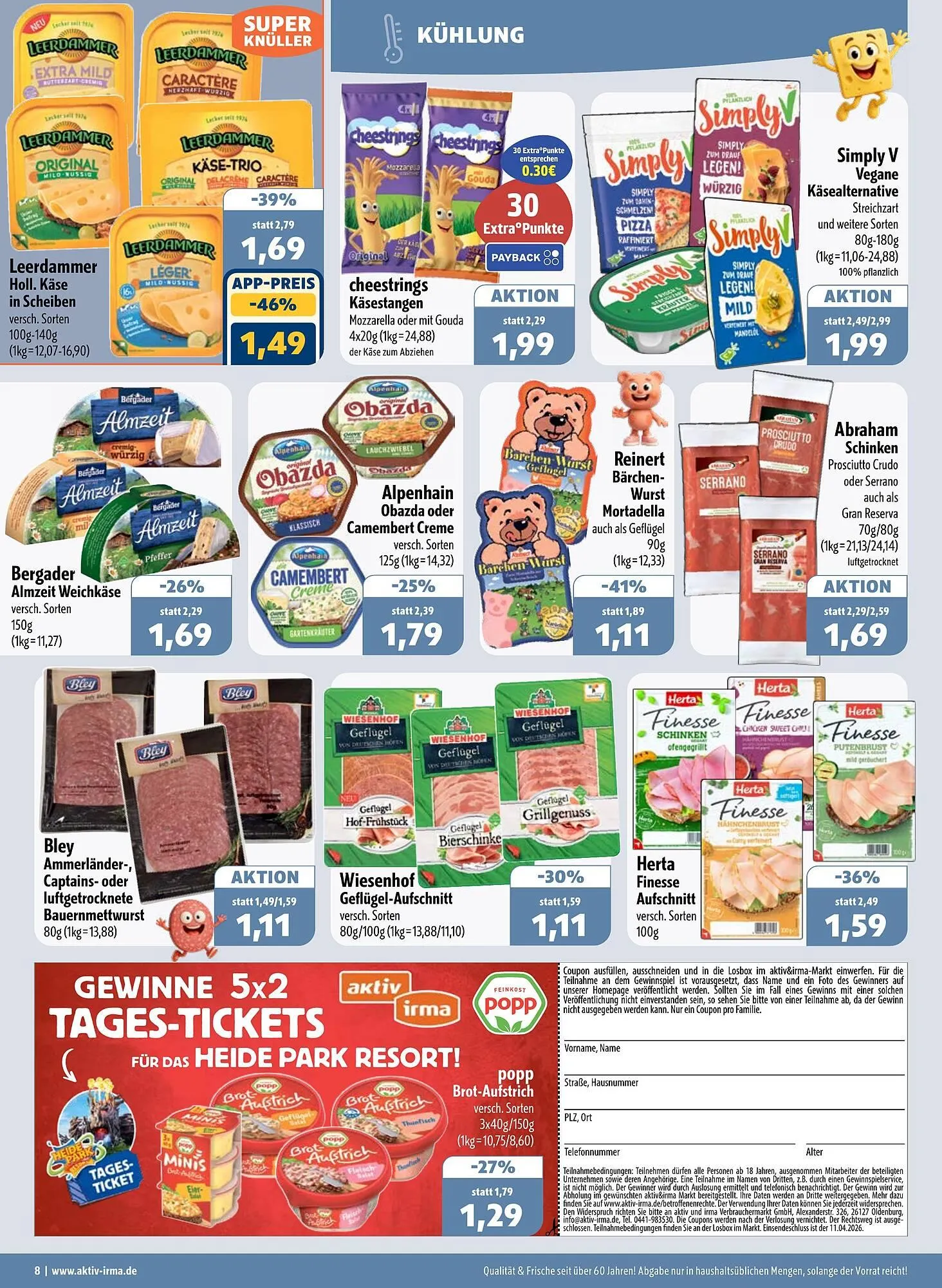Aktiv Irma Prospekt von 6. April bis 11. April 2026 - Prospekt seite 8