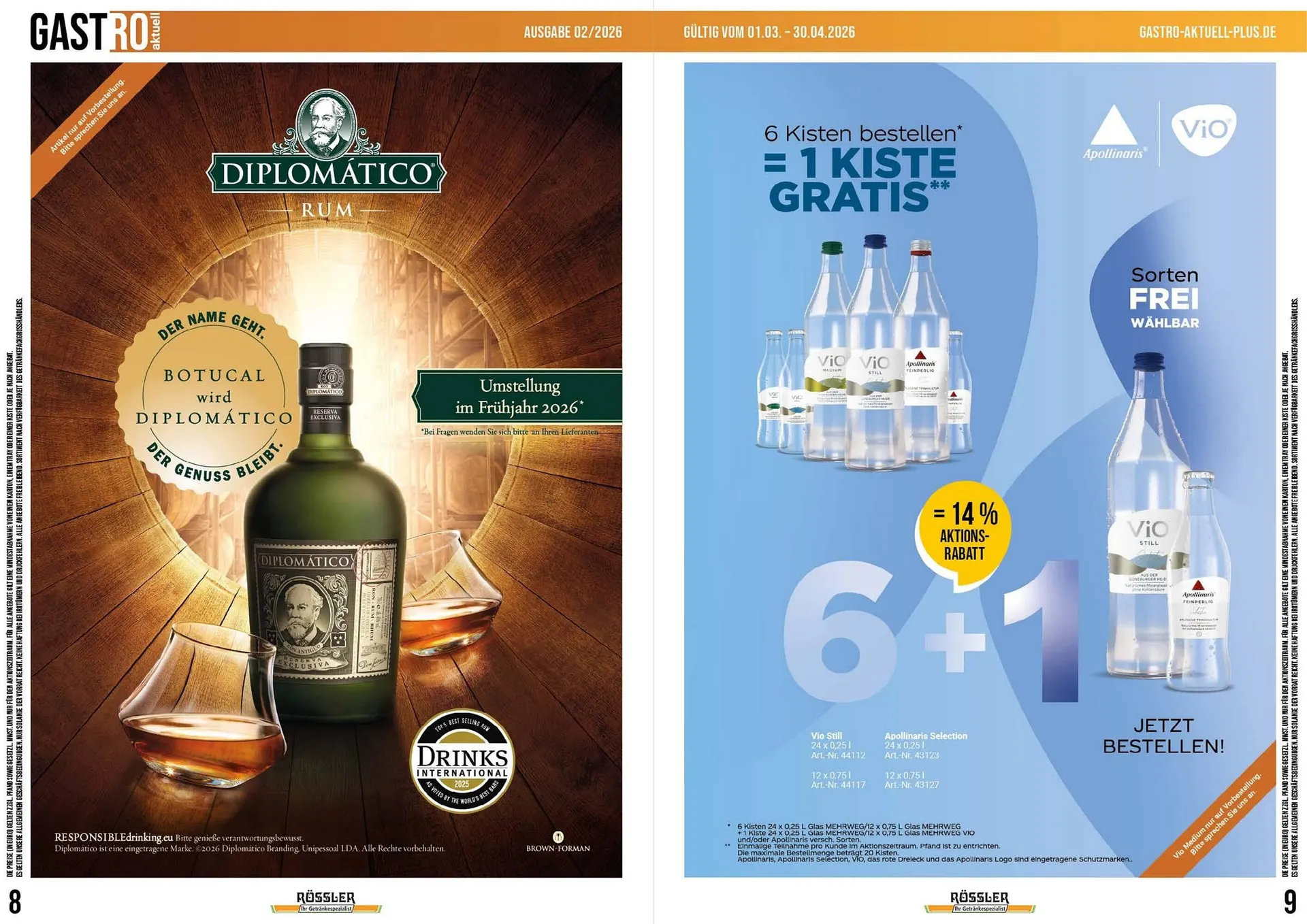 Getränke Rössler Prospekt von 1. März bis 30. April 2026 - Prospekt seite 5