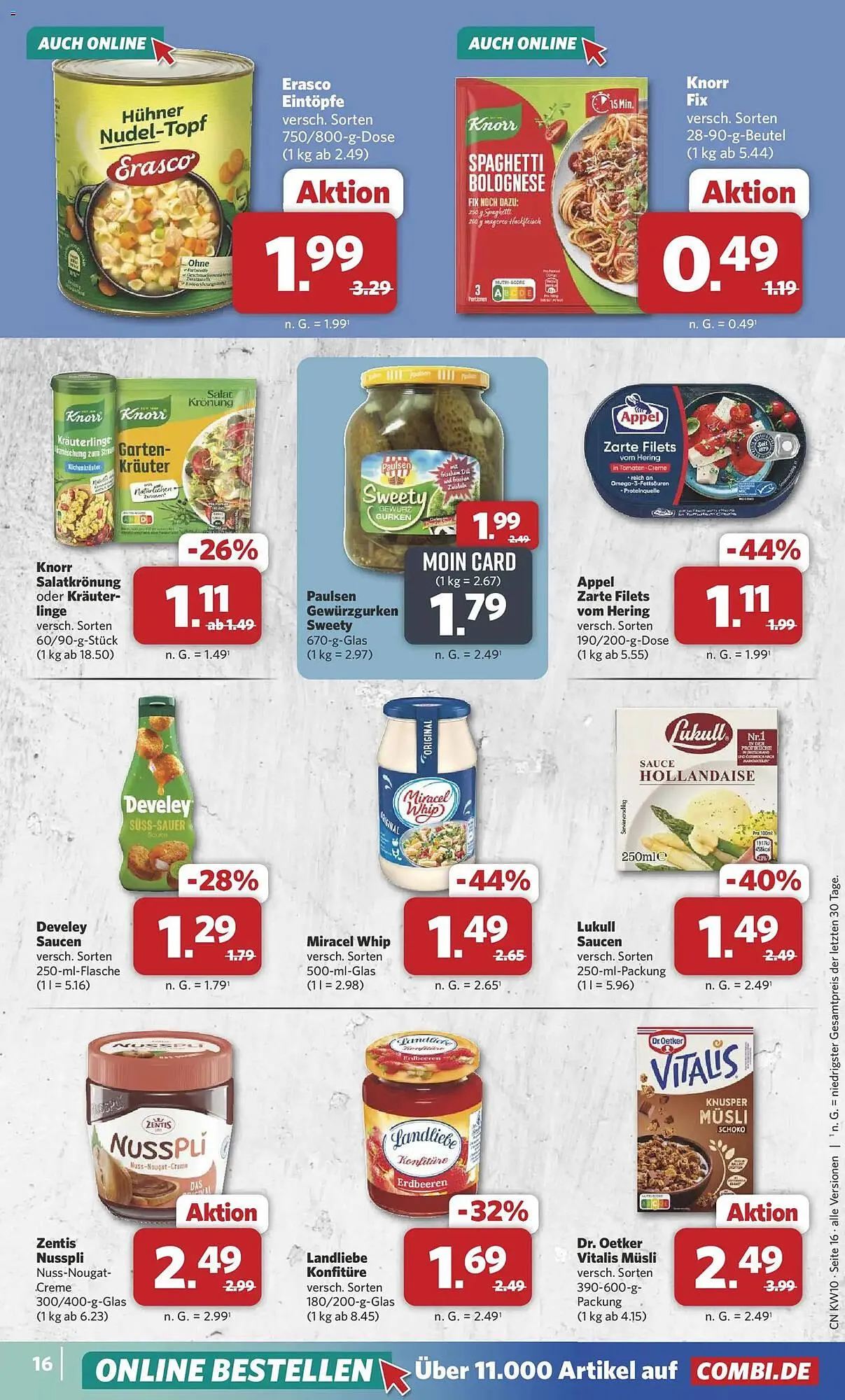Combi Prospekt von 2. März bis 7. März 2026 - Prospekt seite 16