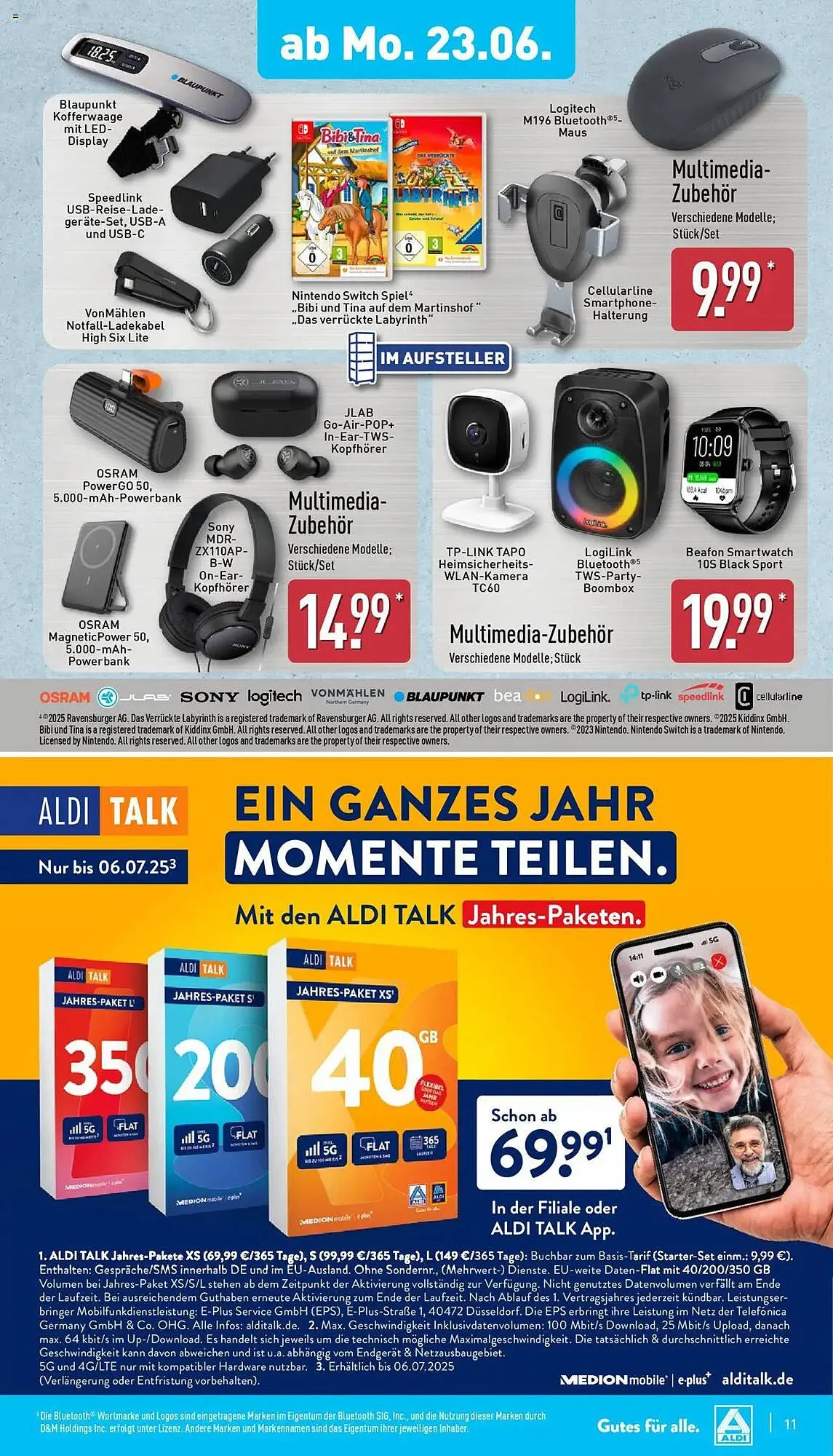 Aldi Nord Prospekt von 23. Juni bis 28. Juni 2025 - Prospekt seite 15