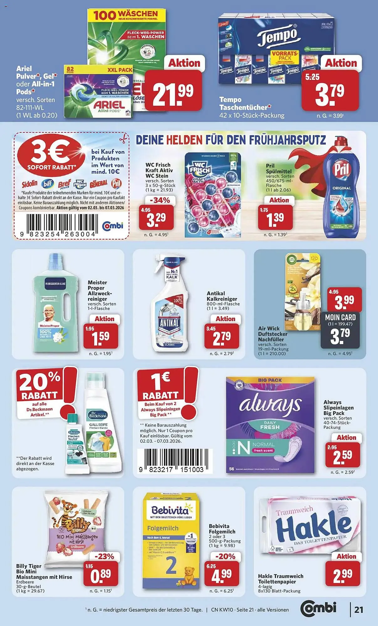 Combi Prospekt von 2. März bis 7. März 2026 - Prospekt seite 23