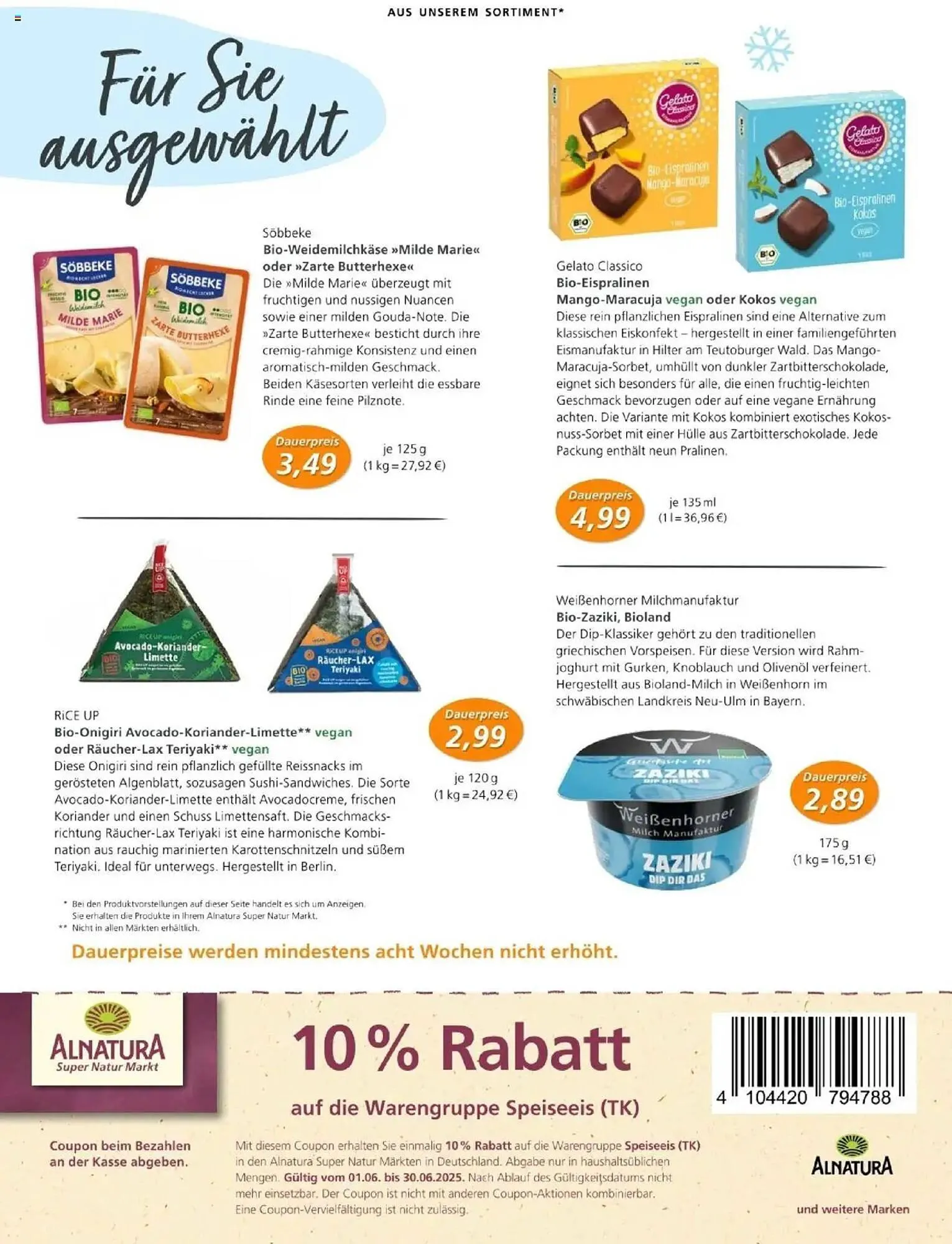 Alnatura Prospekt von 1. Juni bis 30. Juni 2025 - Prospekt seite 36