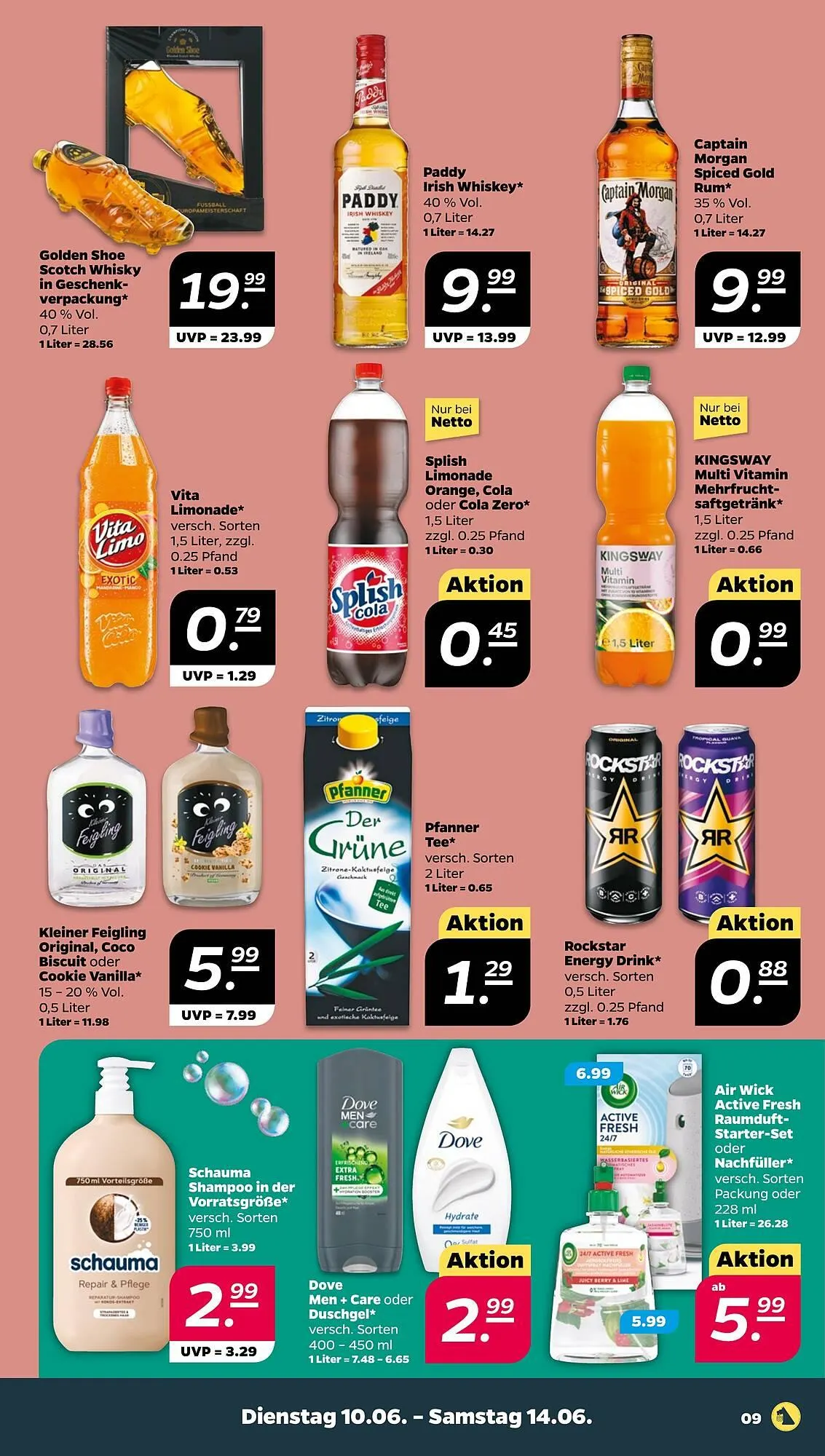 NETTO Prospekt von 10. Juni bis 14. Juni 2025 - Prospekt seite 9