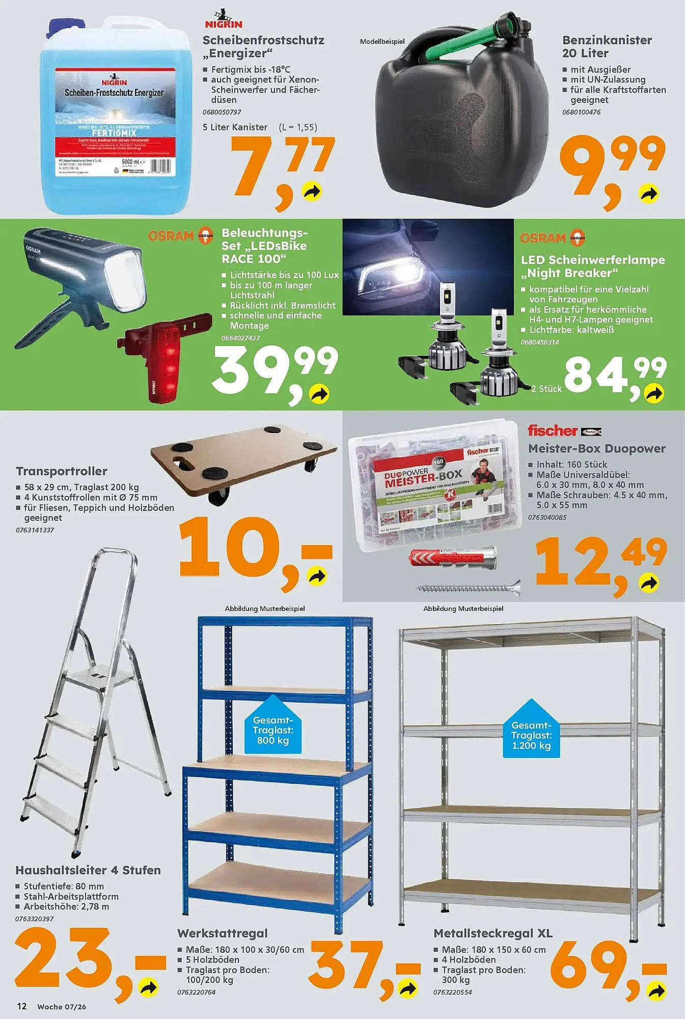 Globus Baumarkt Prospekt von 8. Februar bis 14. Februar 2026 - Prospekt seite 12