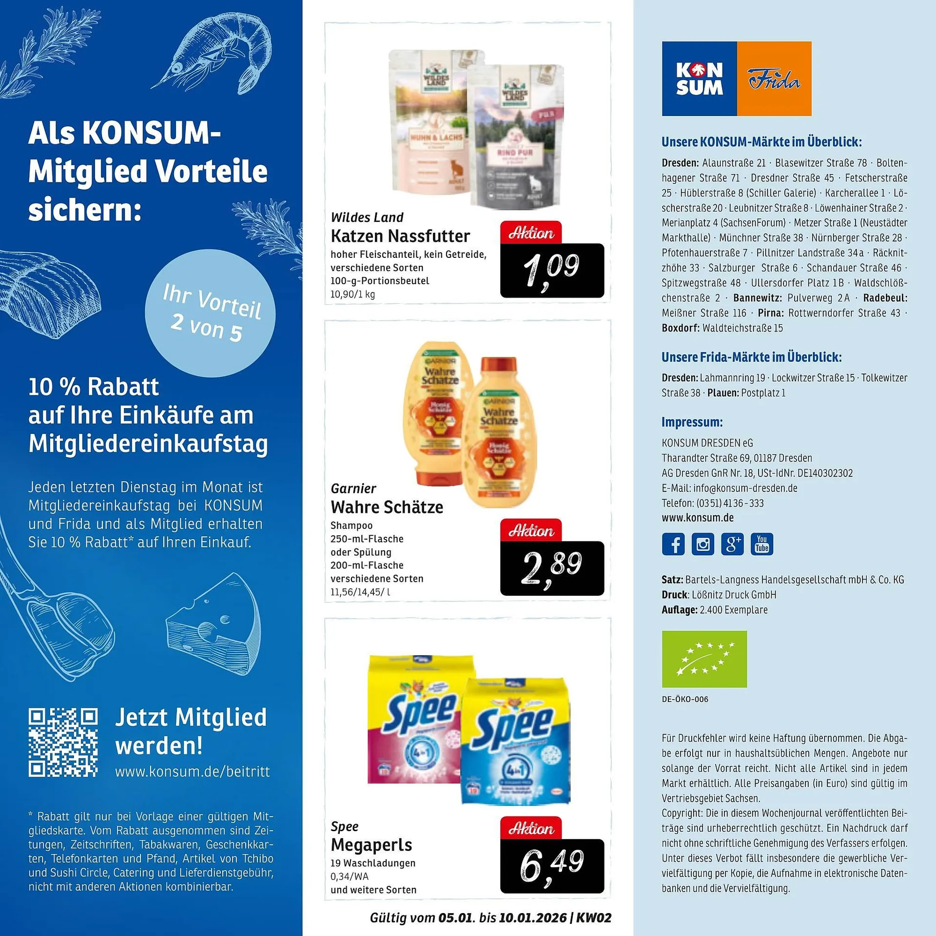 KONSUM Prospekt von 5. Januar bis 10. Januar 2026 - Prospekt seite 12