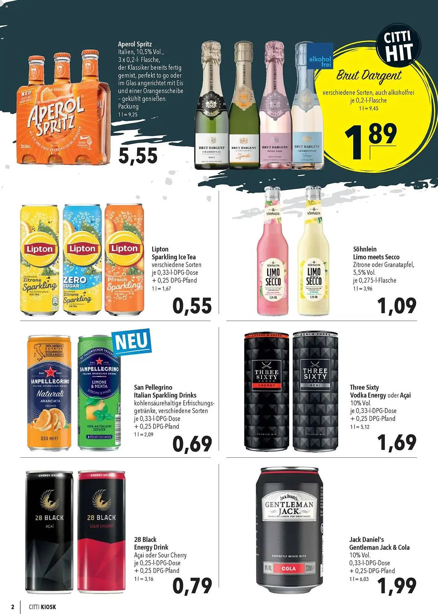 CITTI Markt Prospekt von 8. April bis 21. April 2026 - Prospekt seite 2