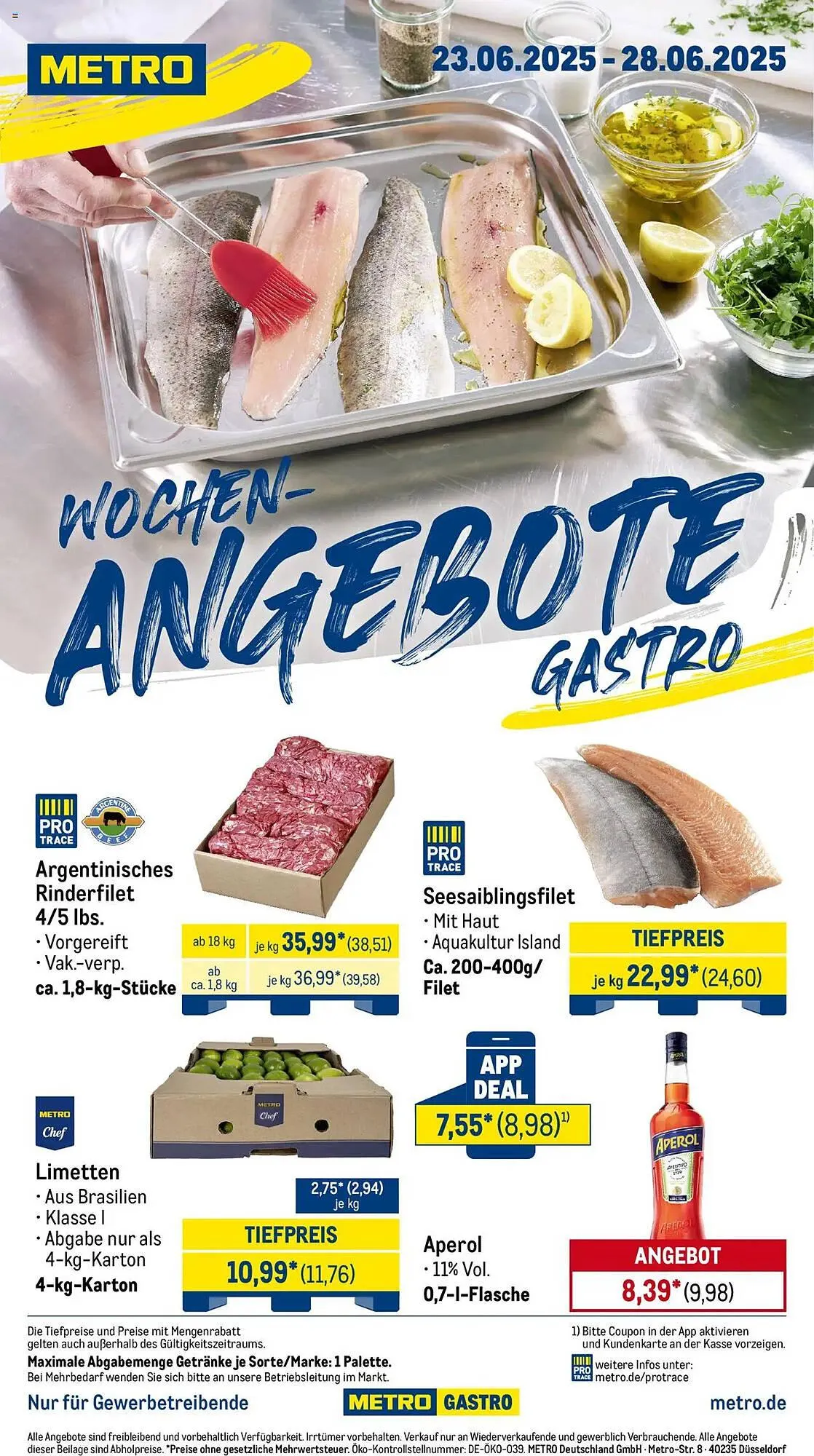 METRO Prospekt von 23. Juni bis 28. Juni 2025 - Prospekt seite 1