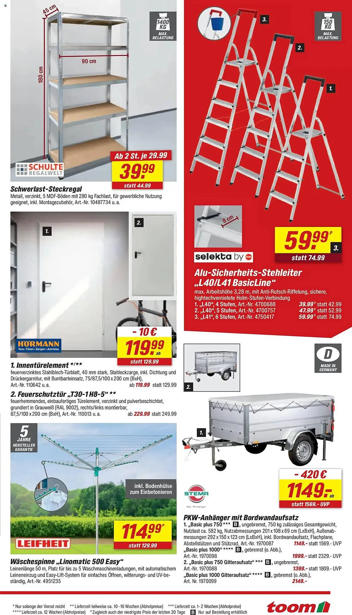 Toom Baumarkt Prospekt von 28. März bis 3. April 2026 - Prospekt seite 23