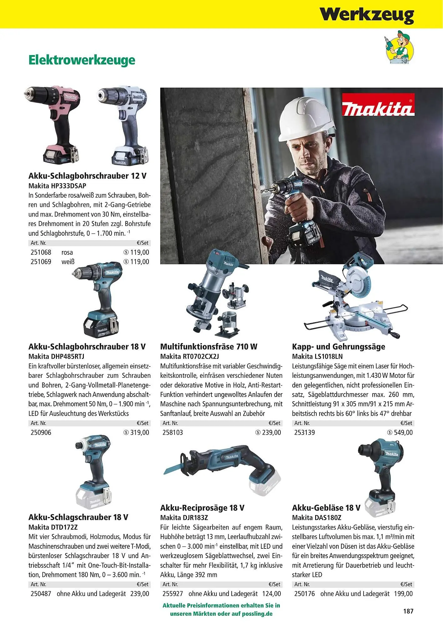 Holz Possling Prospekt von 2. Mai bis 31. Juli 2025 - Prospekt seite 187