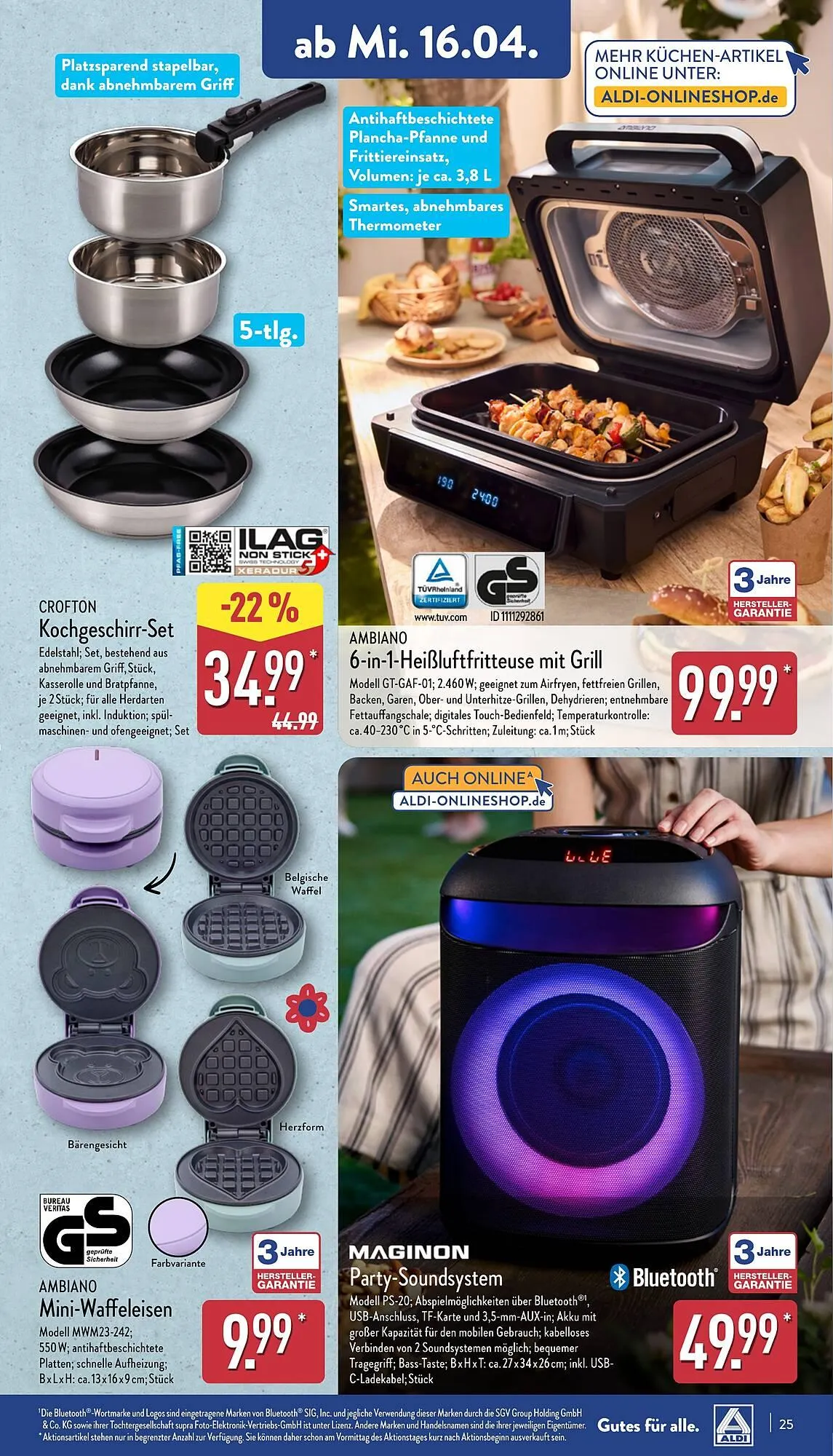 Aldi Nord Prospekt von 14. April bis 19. April 2025 - Prospekt seite 25