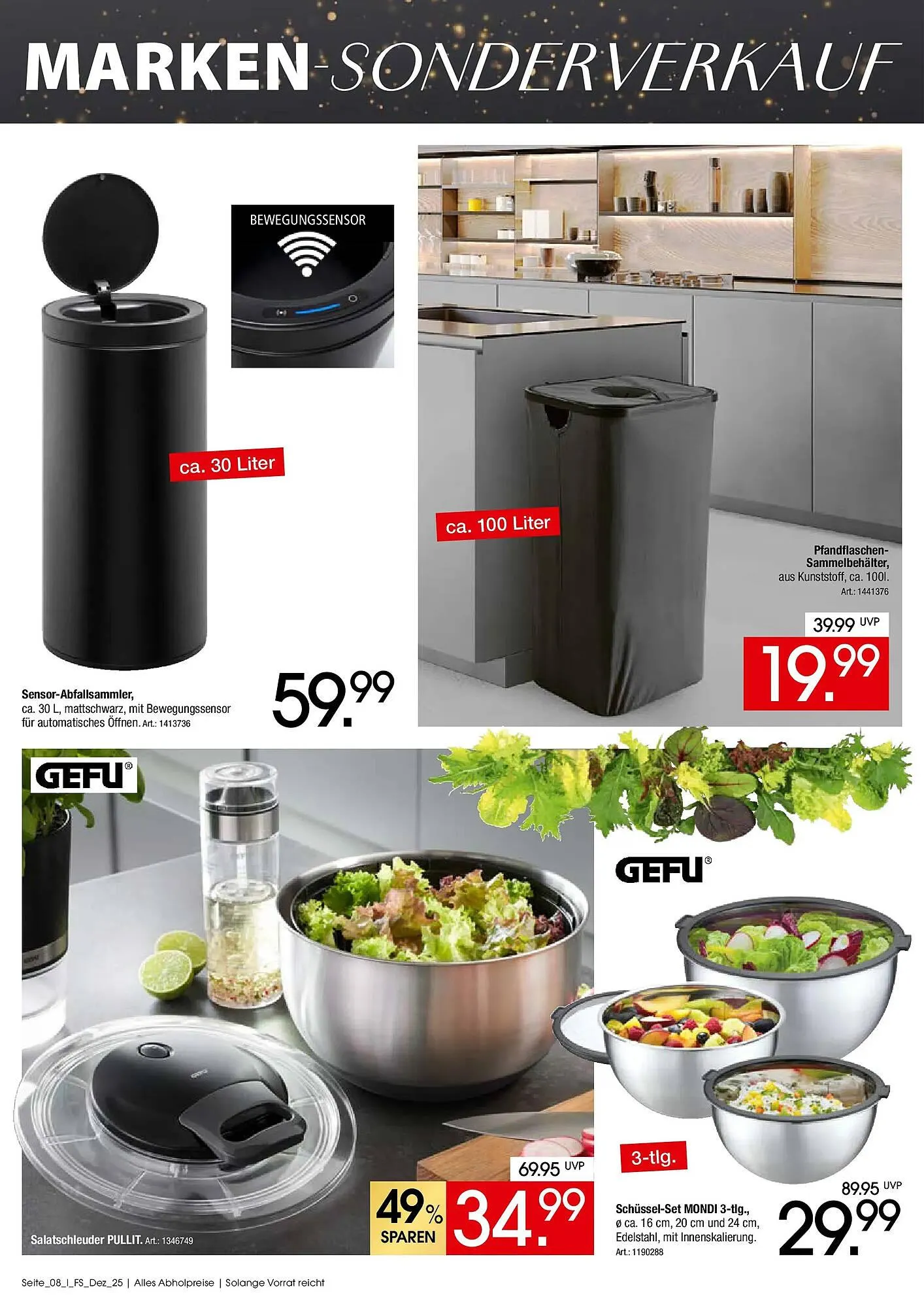 Zurbrüggen Prospekt von 1. Dezember bis 26. Januar 2026 - Prospekt seite 8