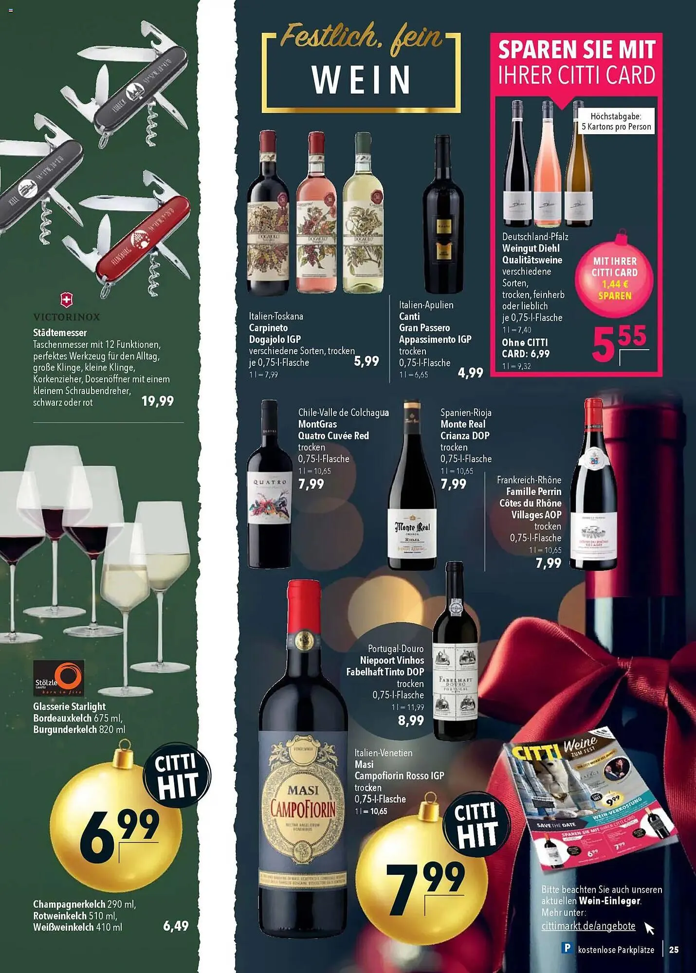 CITTI Markt Prospekt von 17. Dezember bis 24. Dezember 2025 - Prospekt seite 25