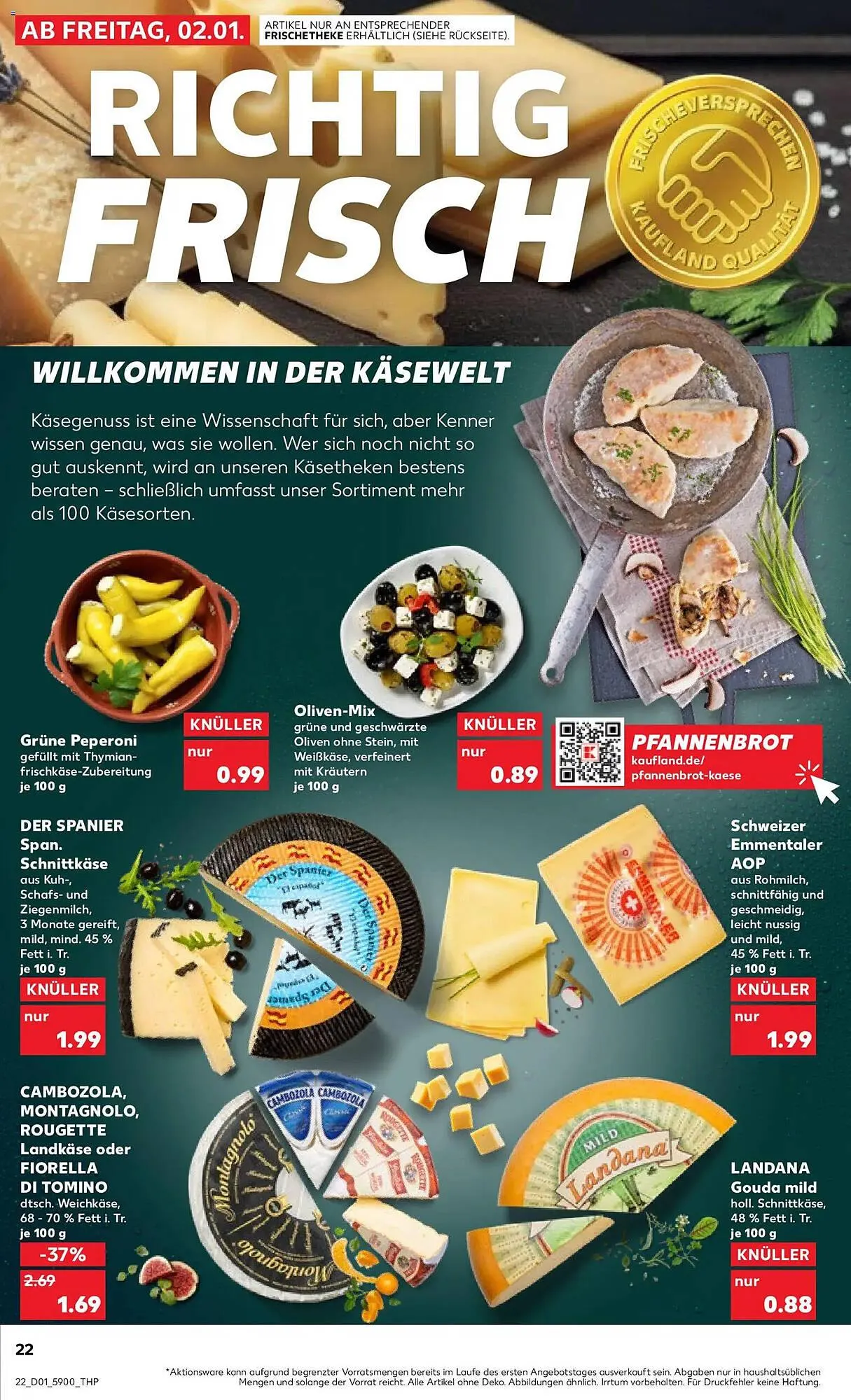 Kaufland Prospekt von 2. Januar bis 7. Januar 2026 - Prospekt seite 22