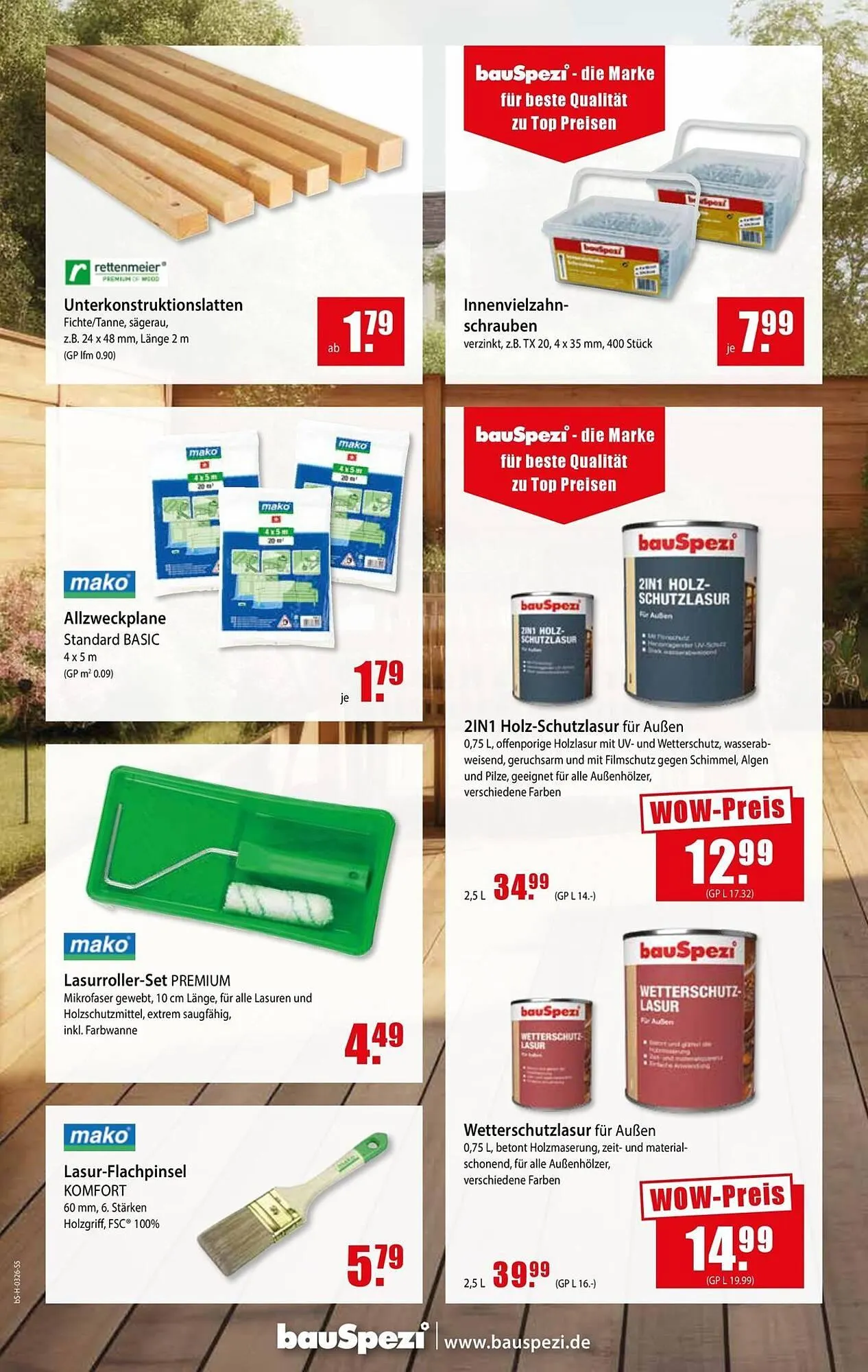 BauSpezi Prospekt von 5. März bis 29. März 2026 - Prospekt seite 5