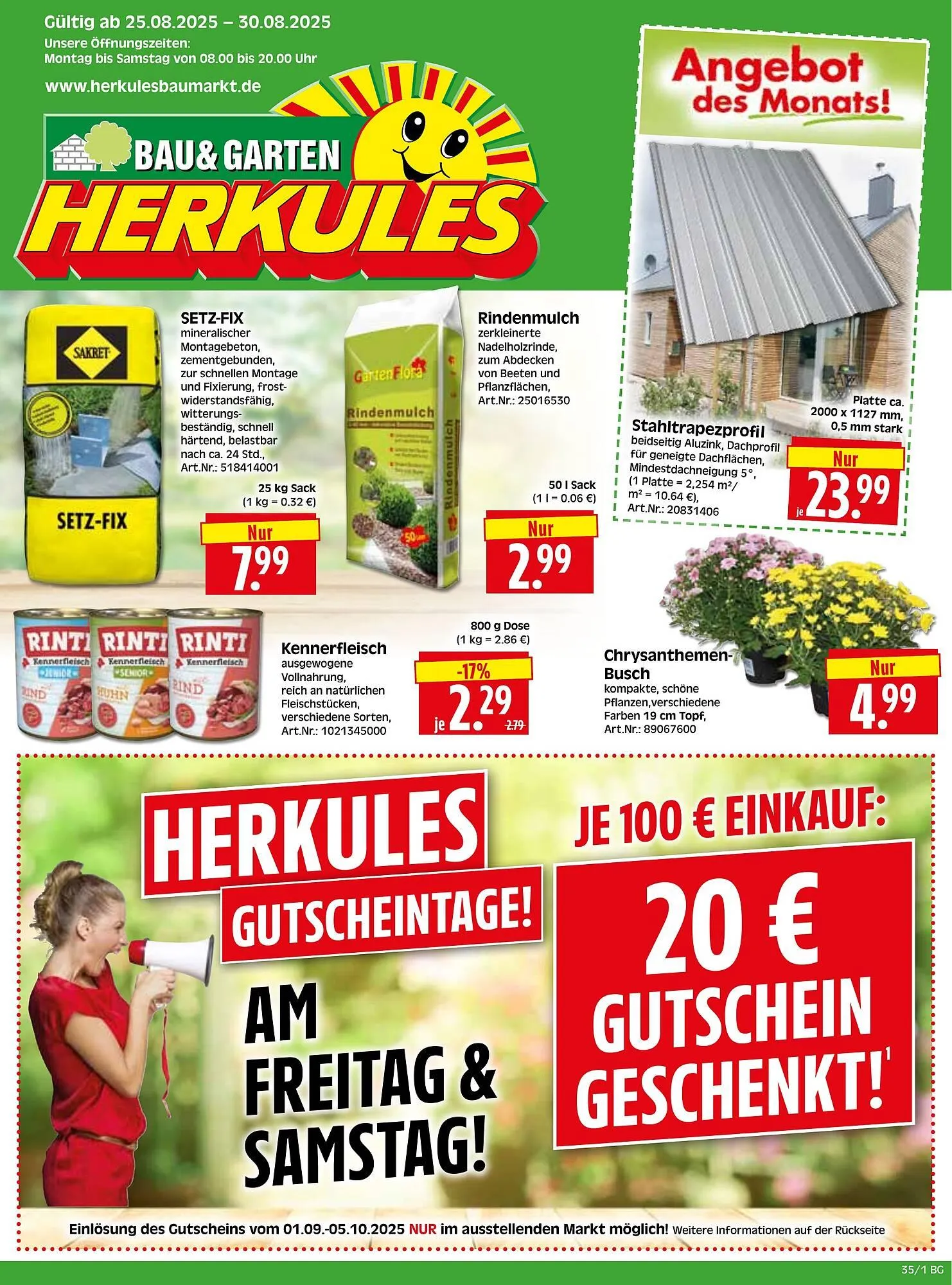 Herkules Baumarkt Prospekt - 1