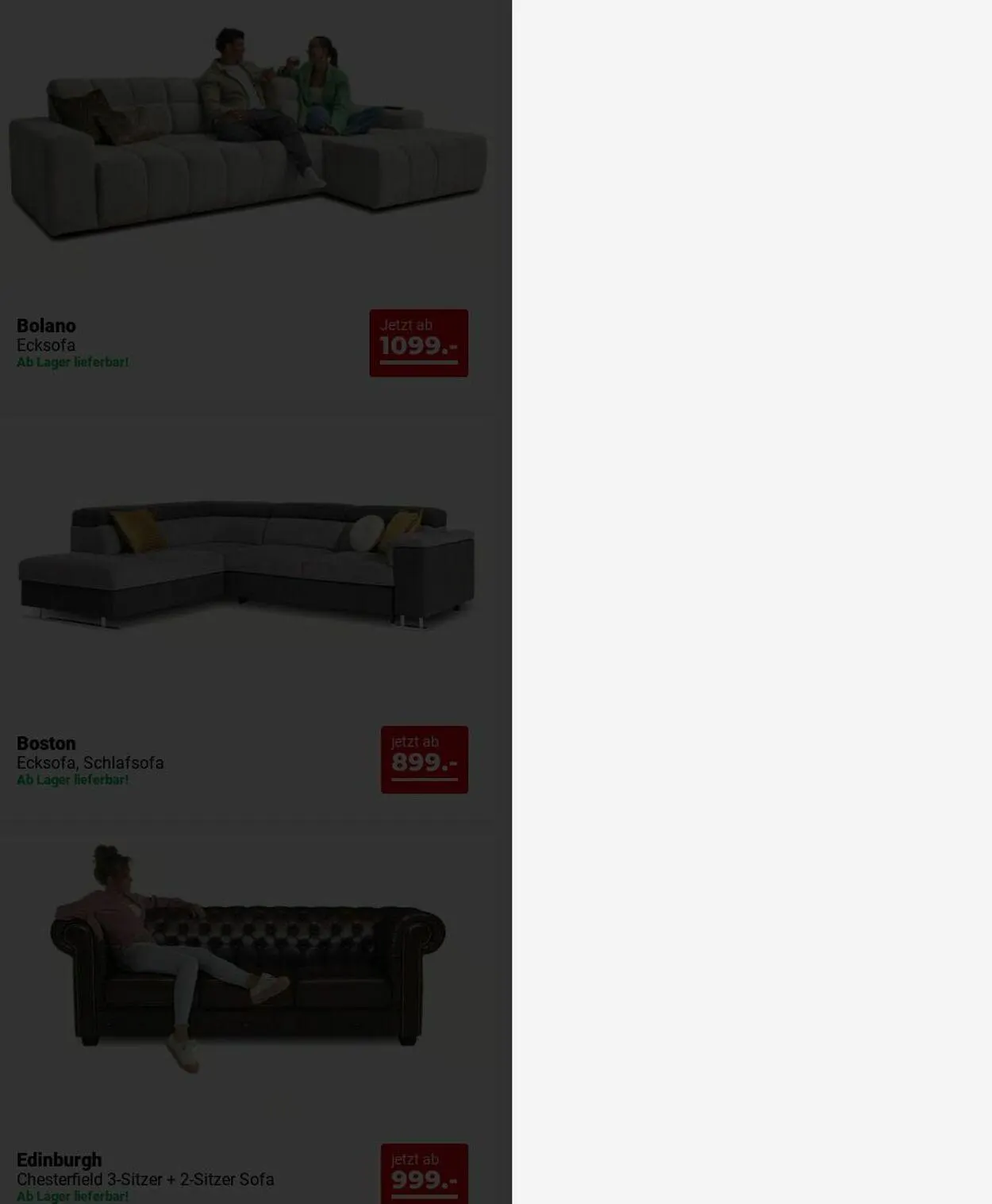 Seats and Sofas von 1. Dezember bis 10. Dezember 2025 - Prospekt seite 5