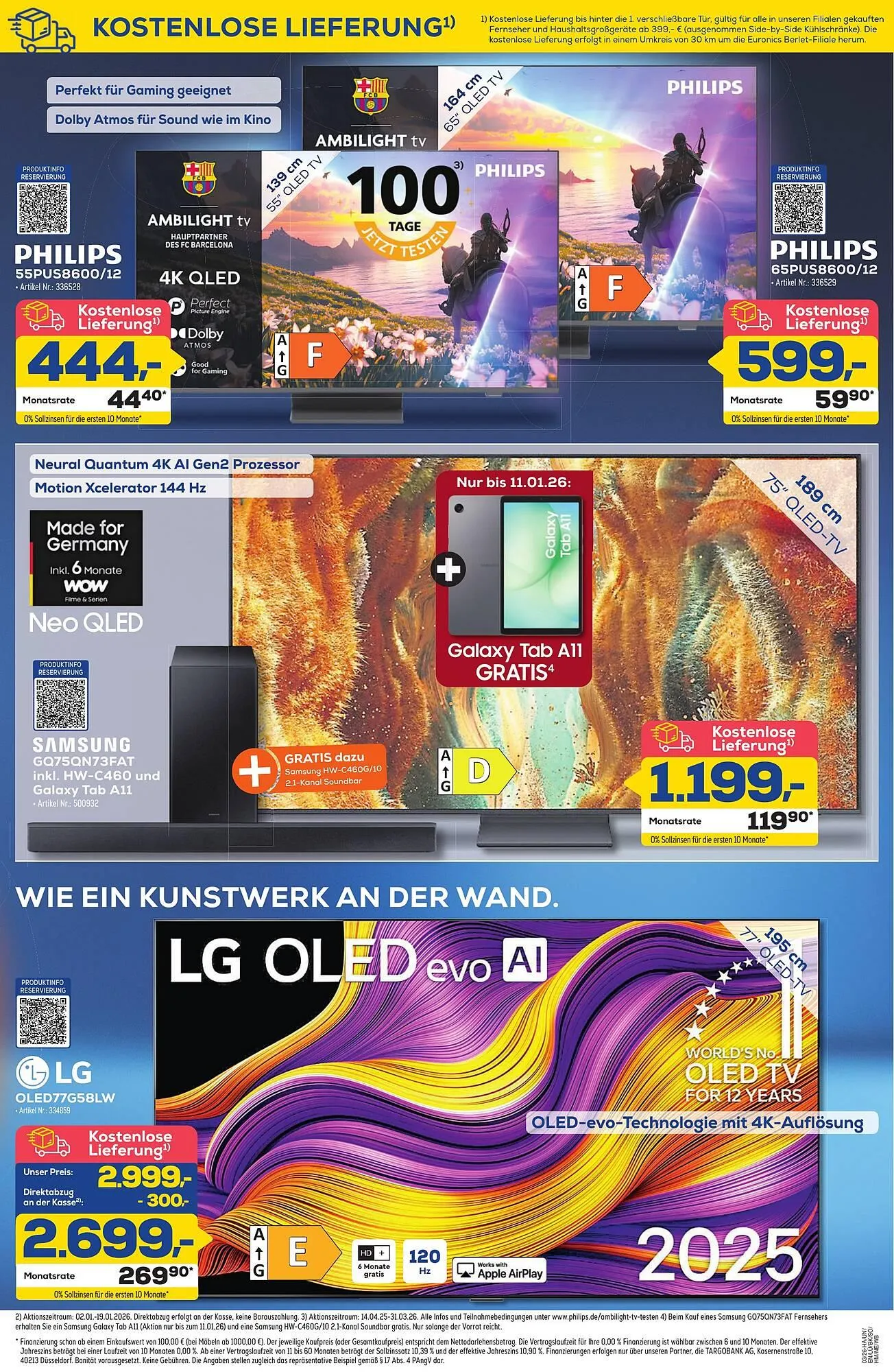 Euronics Berlet Prospekt von 8. Januar bis 14. Januar 2026 - Prospekt seite 3