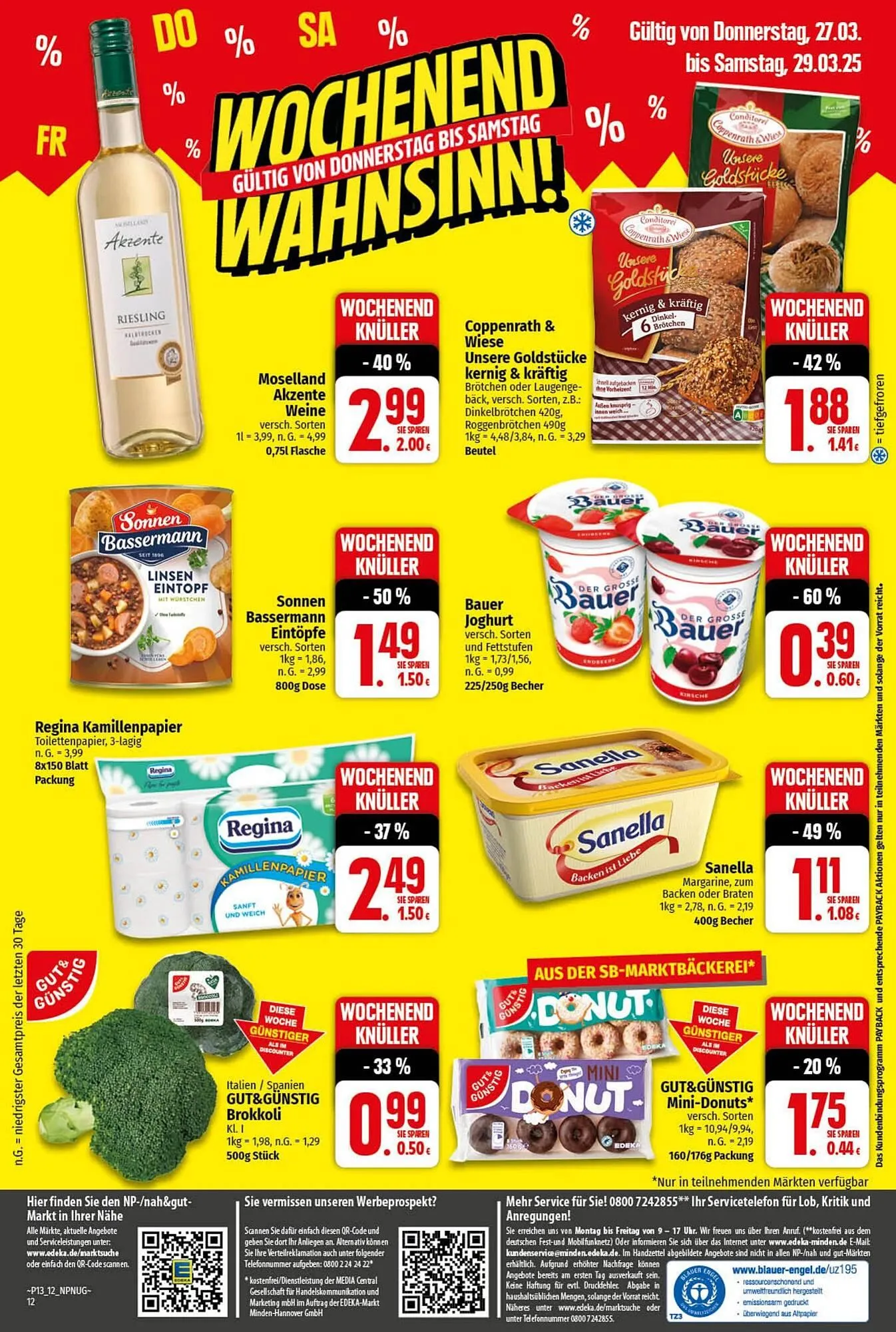 nah & gut Prospekt von 24. März bis 30. März 2025 - Prospekt seite 12