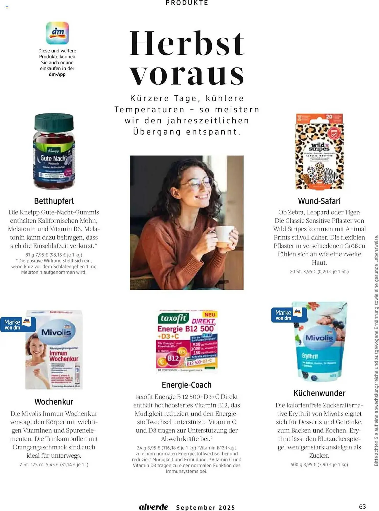 dm drogerie Magazin von 1. September bis 30. September 2025 - Prospekt seite 63