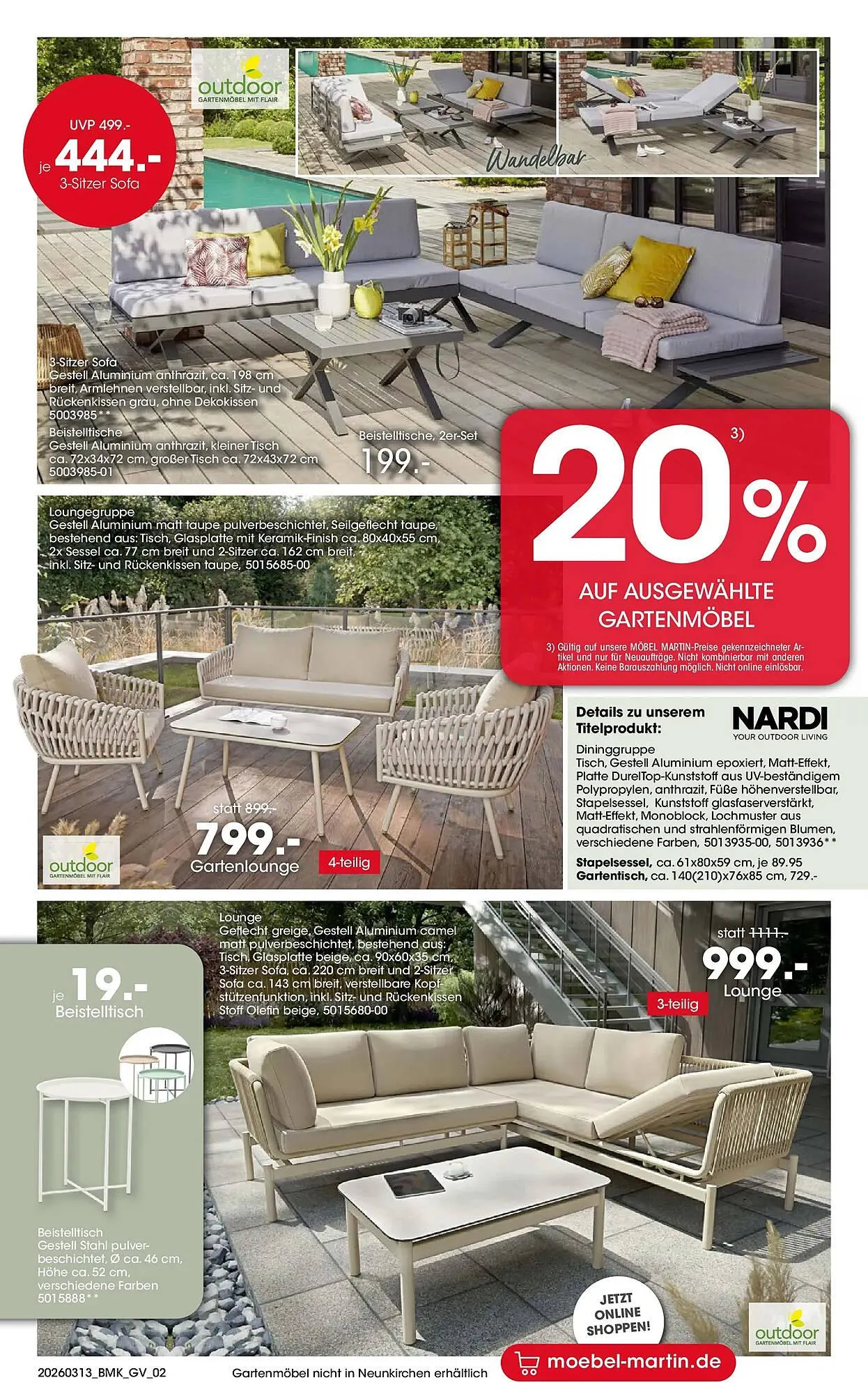 Möbel Martin Prospekt von 12. März bis 31. März 2026 - Prospekt seite 2