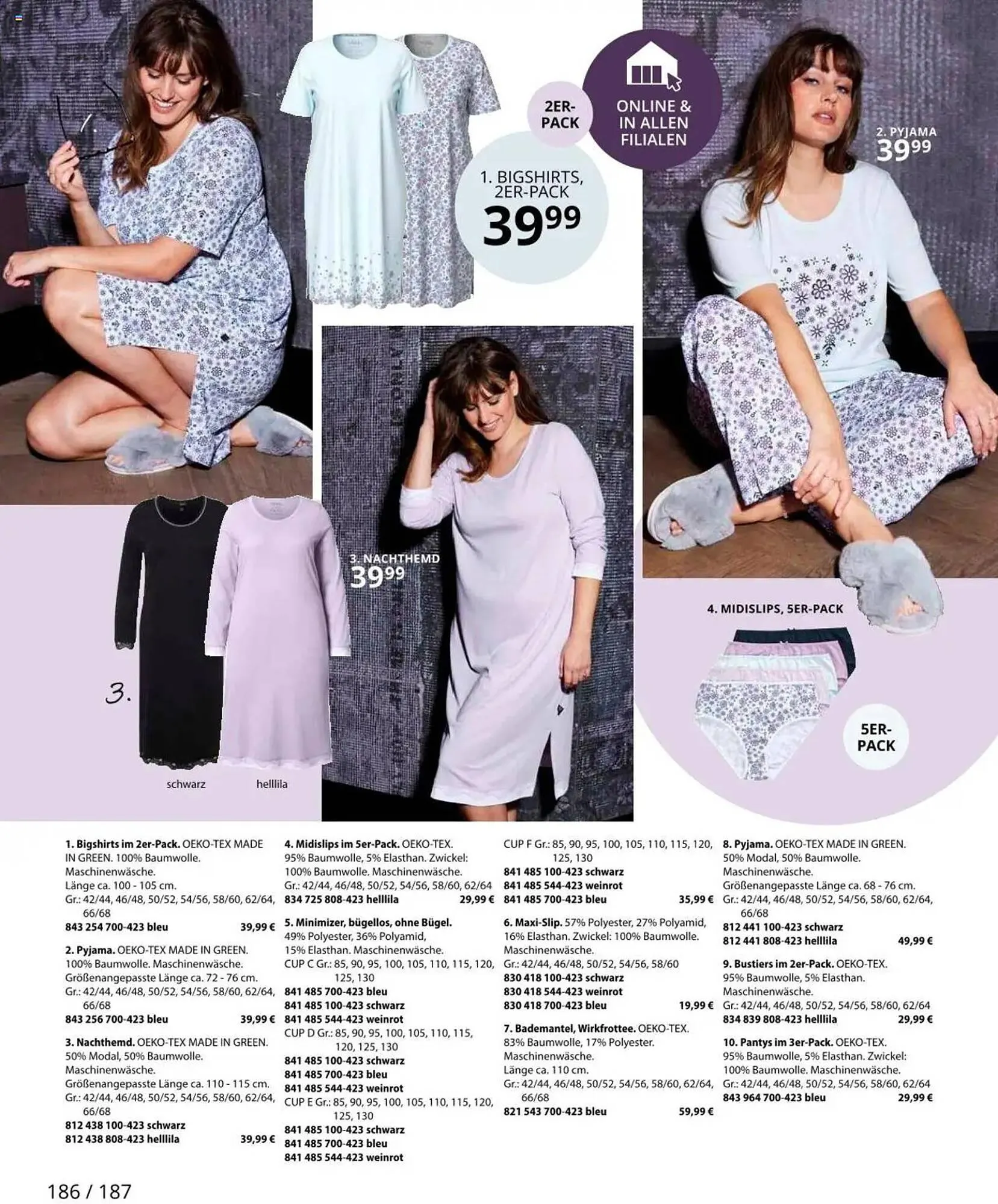 Ulla Popken Katalog von 1. Oktober bis 31. Oktober 2025 - Prospekt seite 186