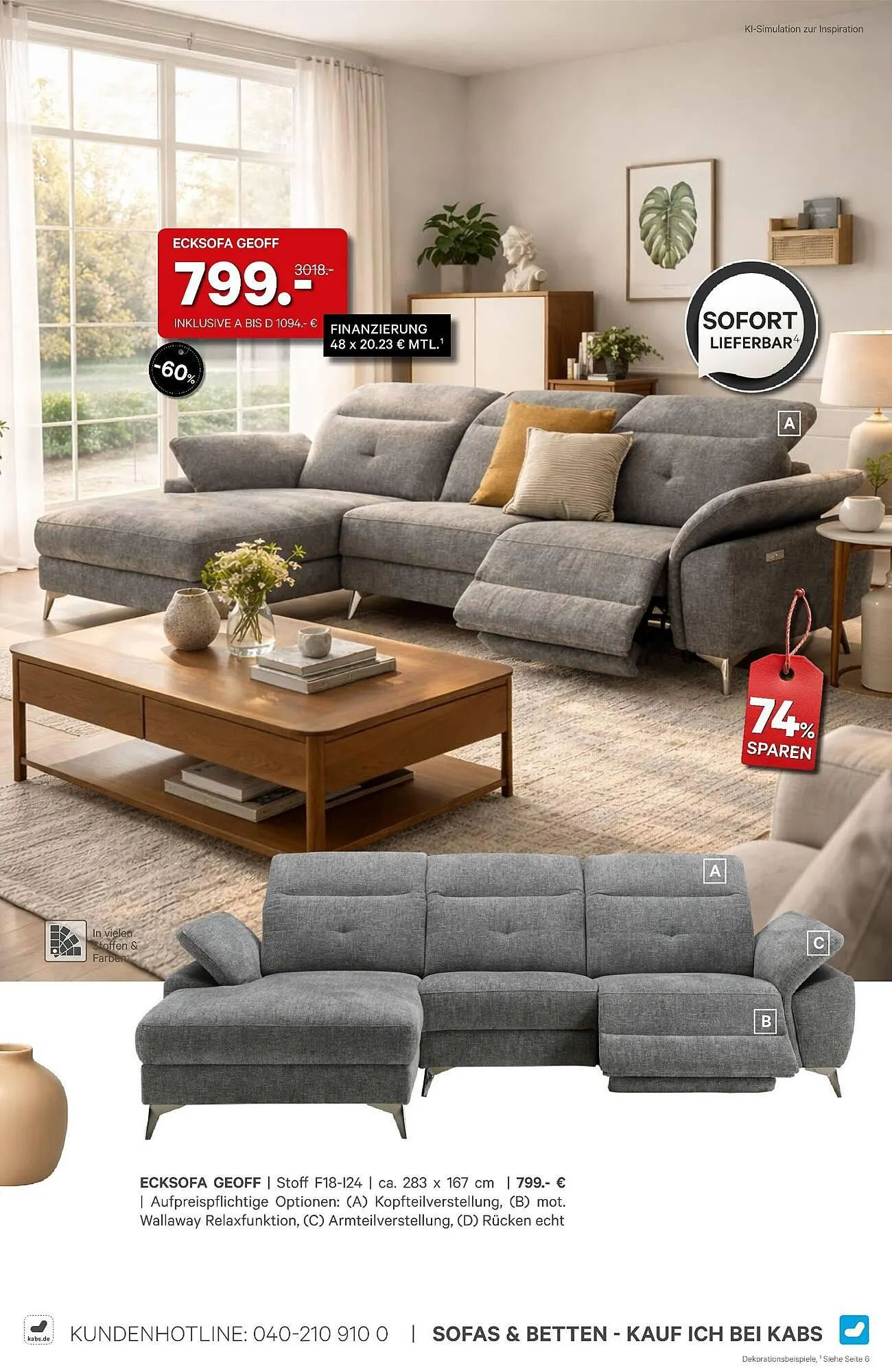 Kabs Polsterwelt Prospekt von 27. Februar bis 25. März 2026 - Prospekt seite 7