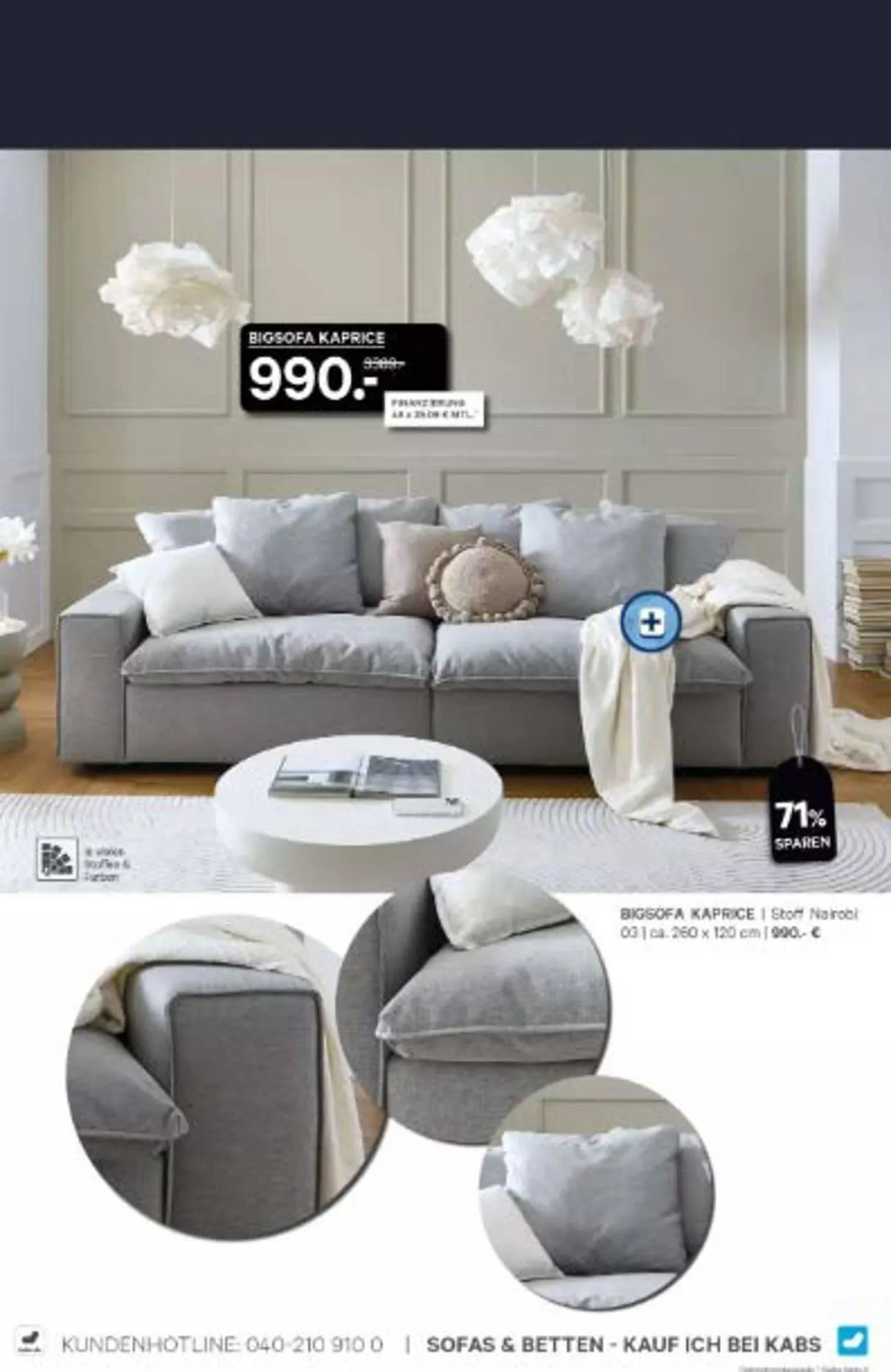 Kabs Polsterwelt Prospekt von 29. Dezember bis 30. Januar 2026 - Prospekt seite 8