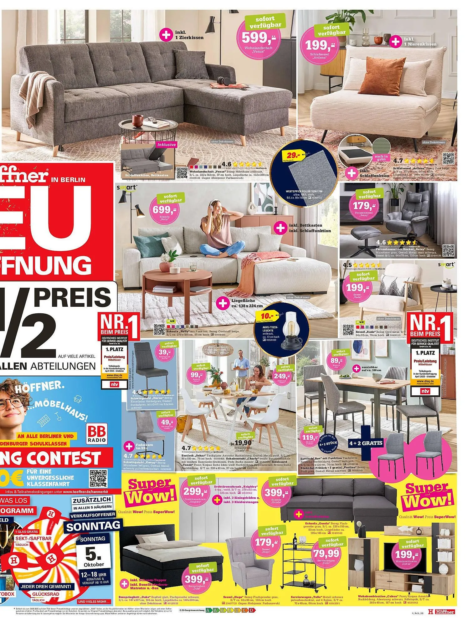Höffner Prospekt von 16. September bis 30. September 2025 - Prospekt seite 3