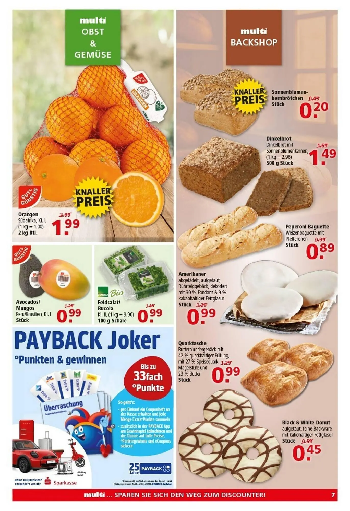 Multi Markt Prospekt von 27. Oktober bis 1. November 2025 - Prospekt seite 7