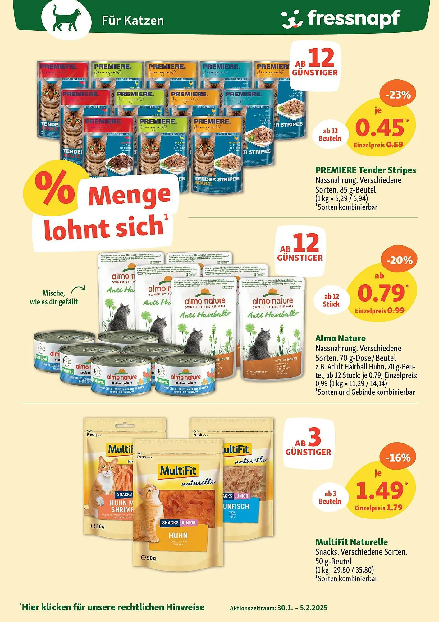 Fressnapf Prospekt von 29. Januar bis 5. Februar 2025 - Prospekt seite 3