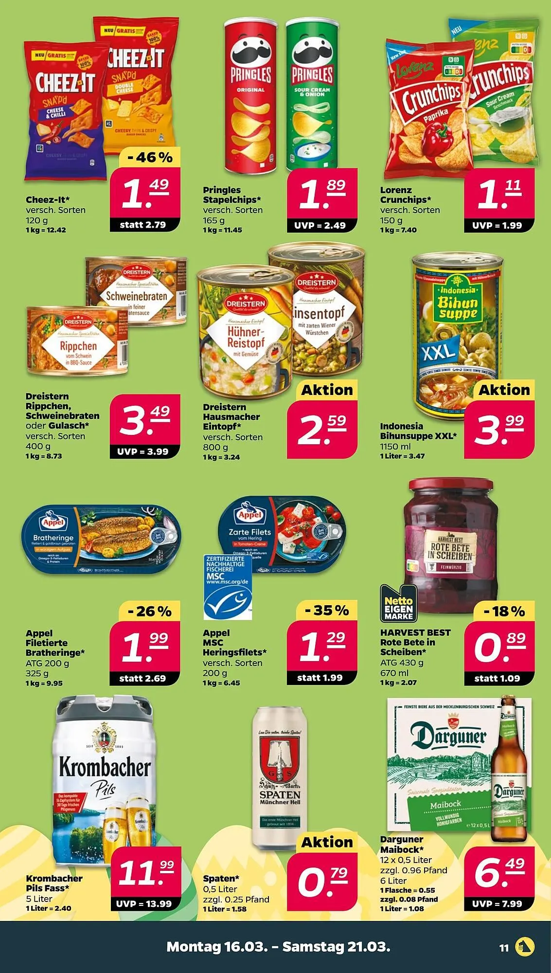 NETTO Prospekt von 16. März bis 21. März 2026 - Prospekt seite 11