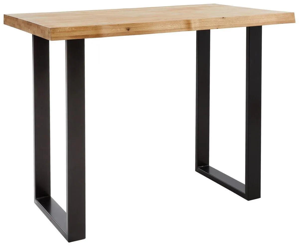 Landscape BARTISCH Wildeiche massiv rechteckig Schwarz, Eichefarben