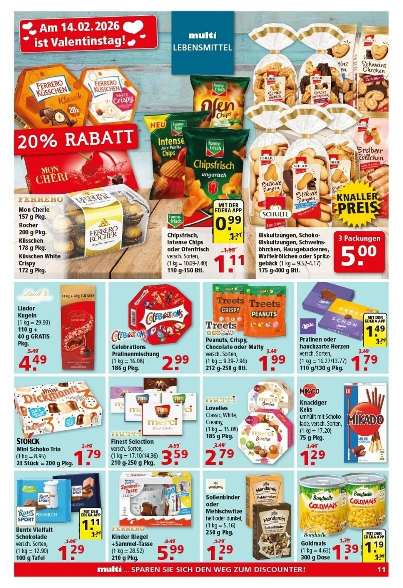 Multi Markt Prospekt von 9. Februar bis 14. Februar 2026 - Prospekt seite 11