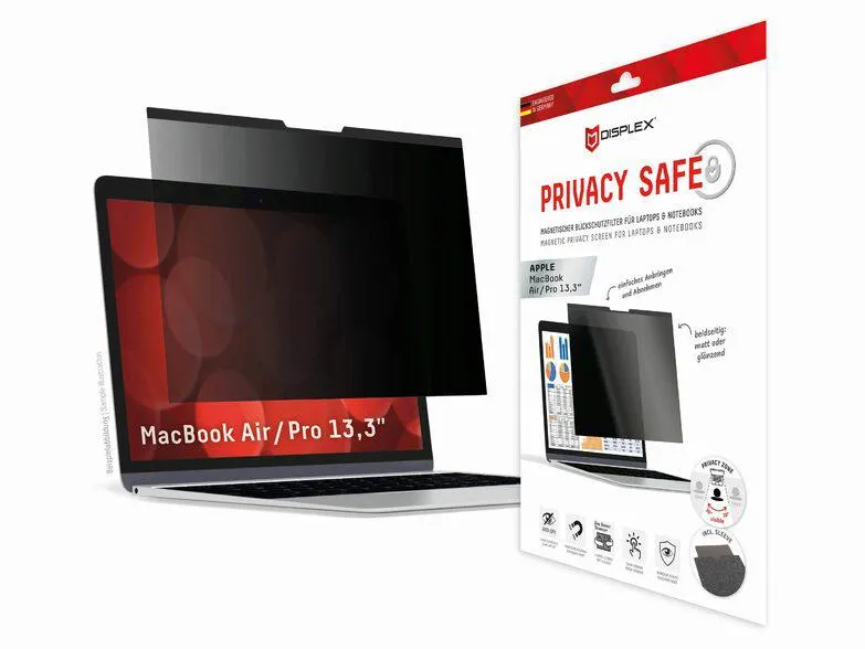 Displex Blickschutzfilter magnetische Folie für MacBook Pro/Air 13,3
