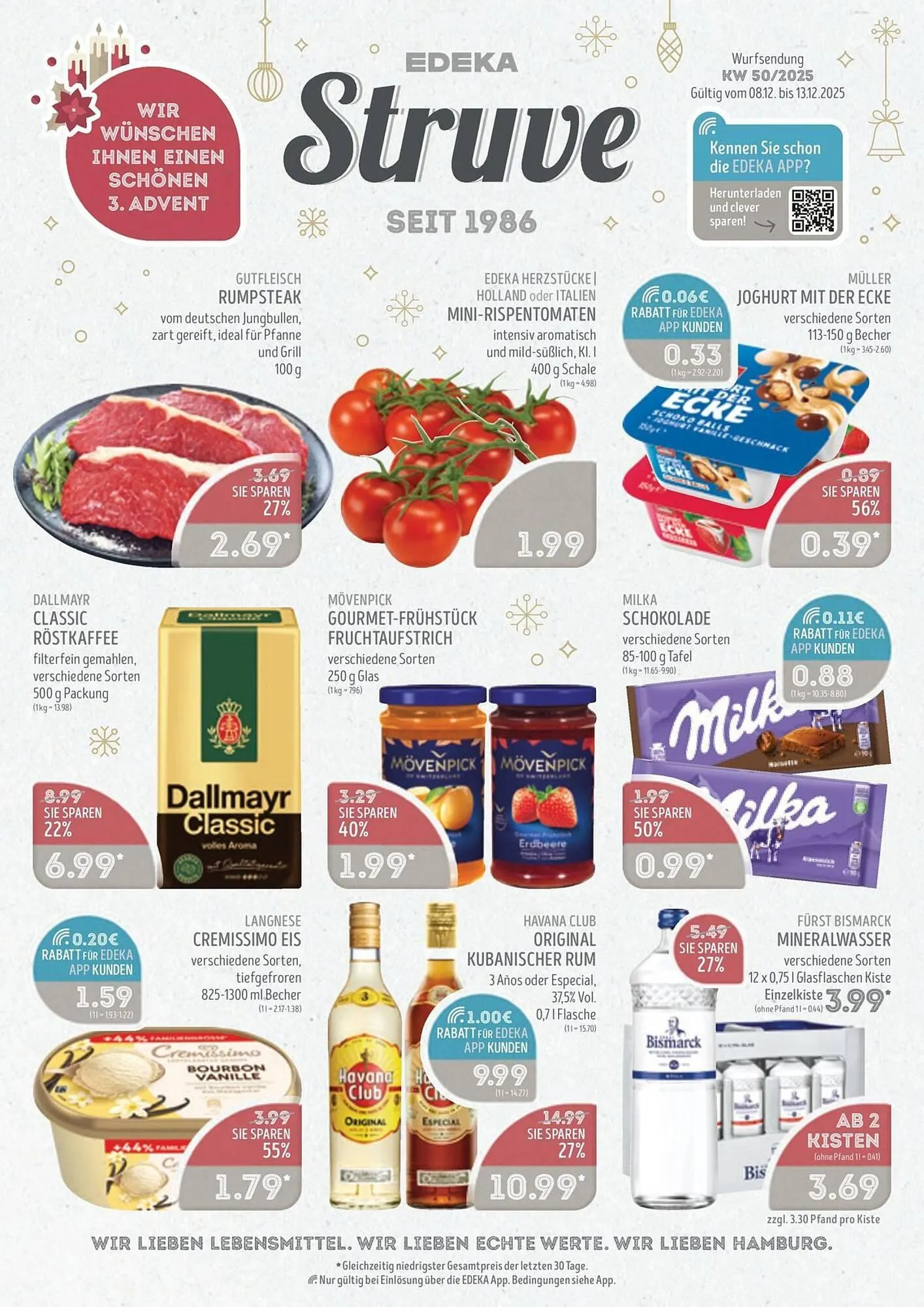 Edeka Struve Prospekt von 8. Dezember bis 13. Dezember 2025 - Prospekt seite 1