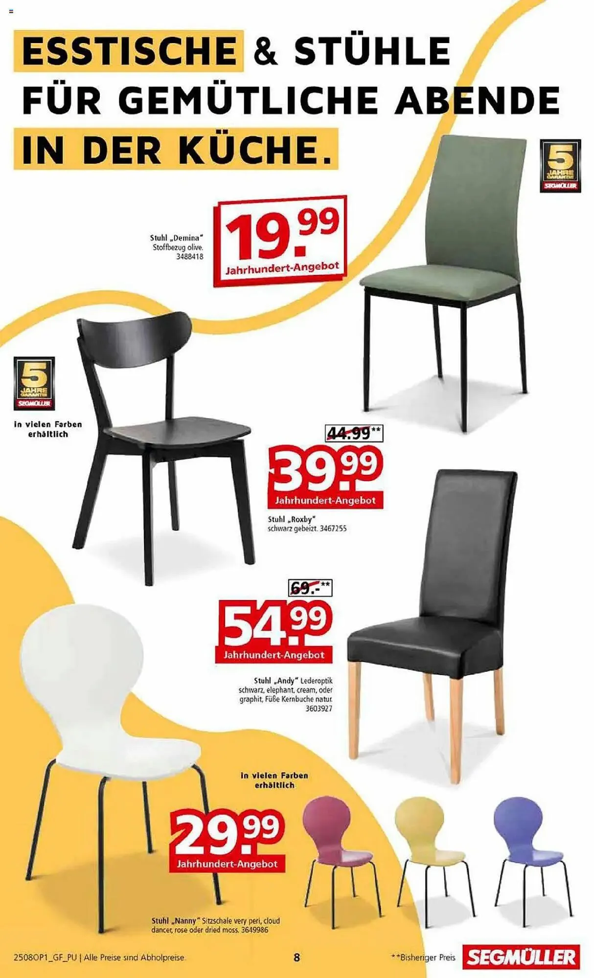 Segmüller Prospekt von 28. Juli bis 2. November 2025 - Prospekt seite 8