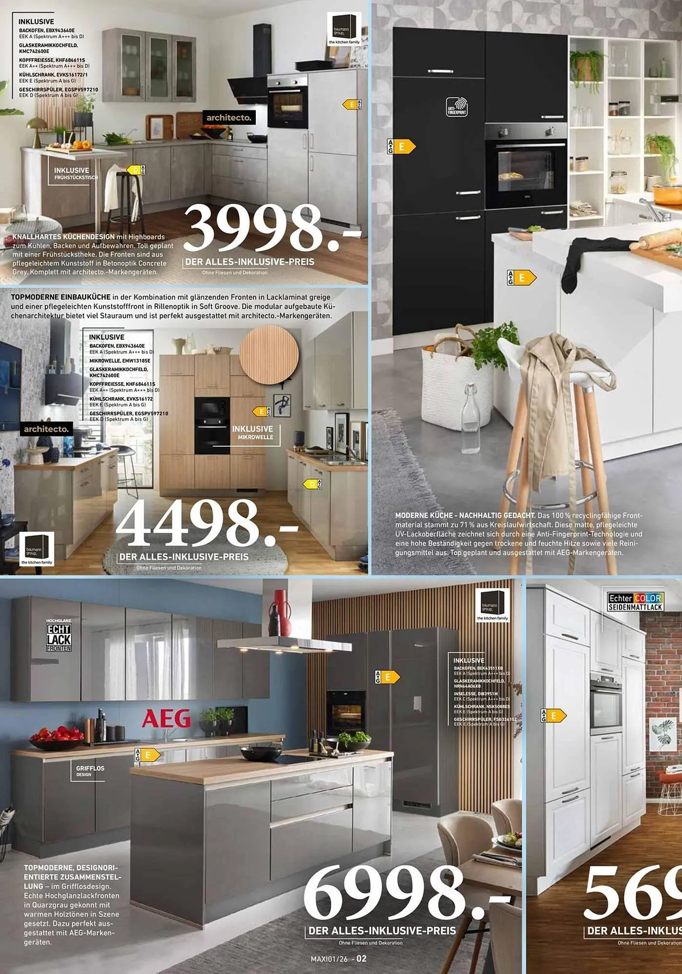 Küchen Aktuell Prospekt von 16. Februar bis 28. Februar 2026 - Prospekt seite 2