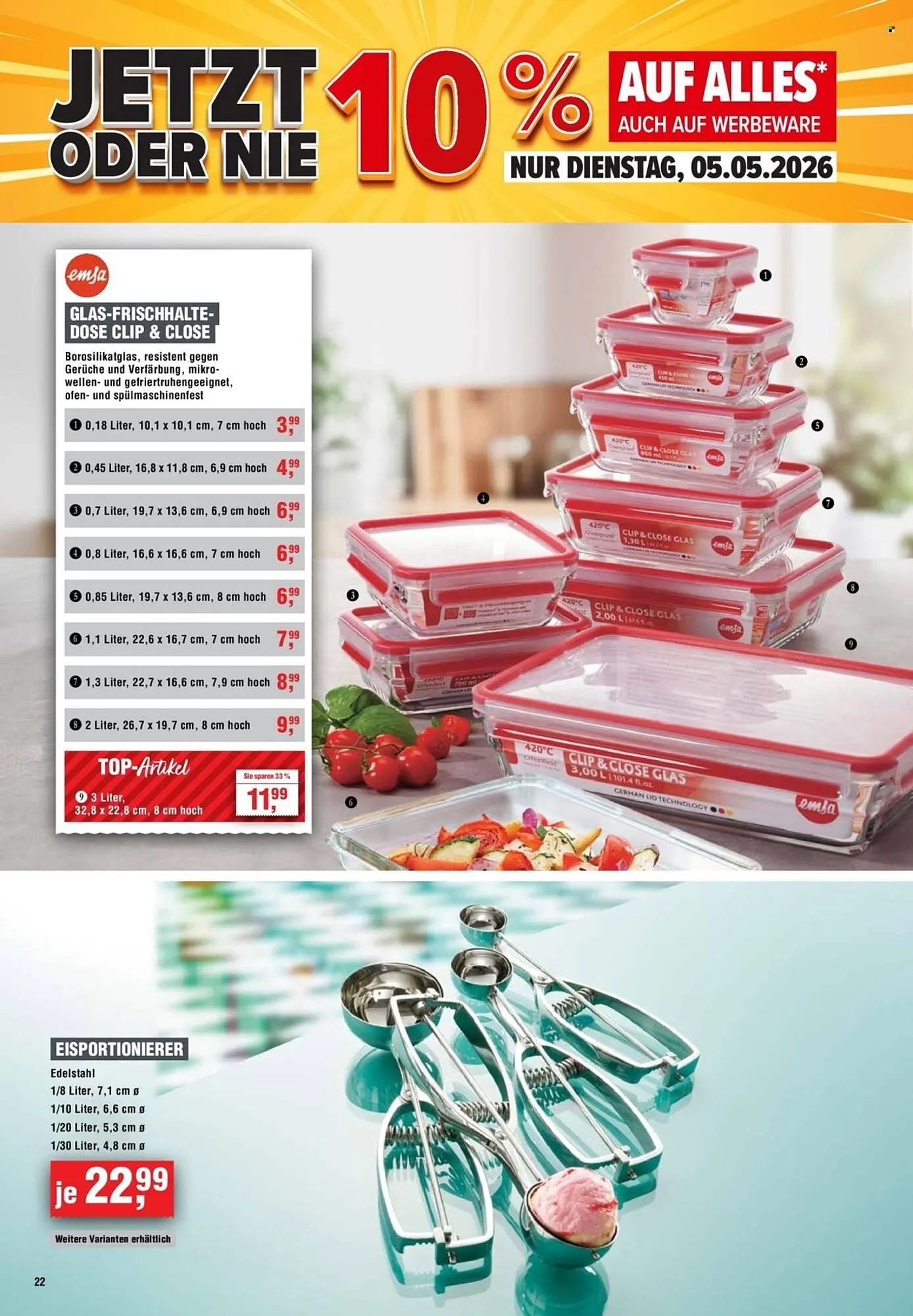 Handelshof Prospekt von 30. April bis 6. Mai 2026 - Prospekt seite 22