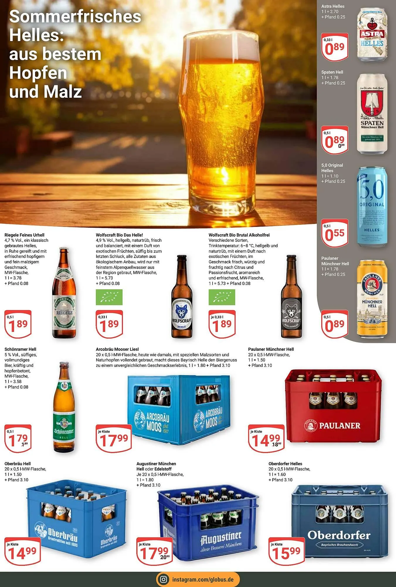 Globus Prospekt von 18. August bis 23. August 2025 - Prospekt seite 23