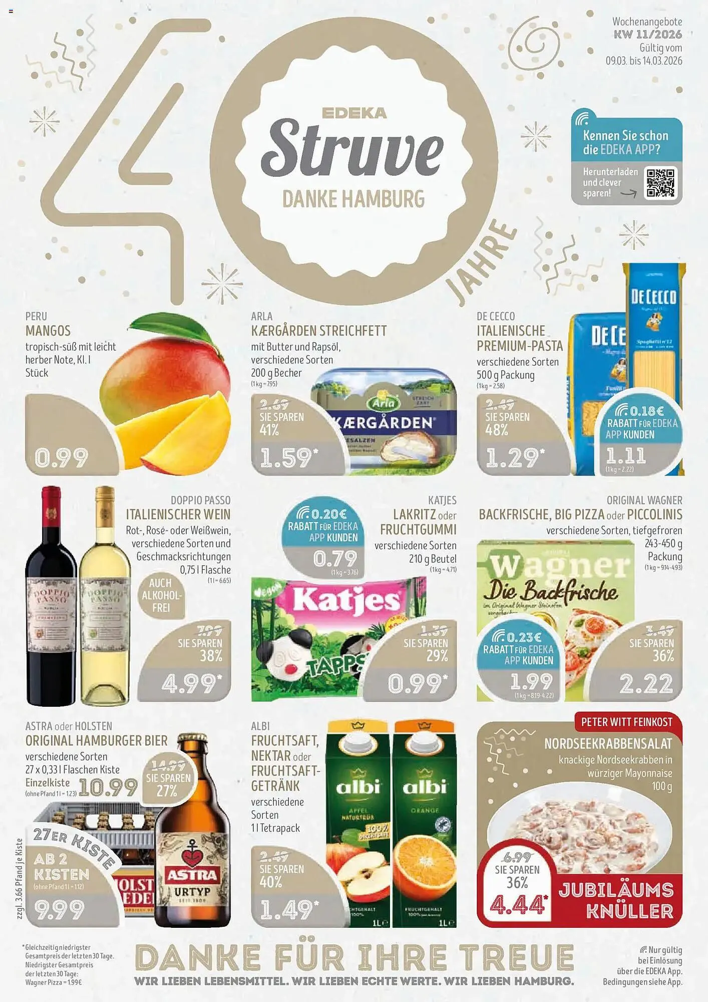 Edeka Struve Prospekt von 9. März bis 14. März 2026 - Prospekt seite 1