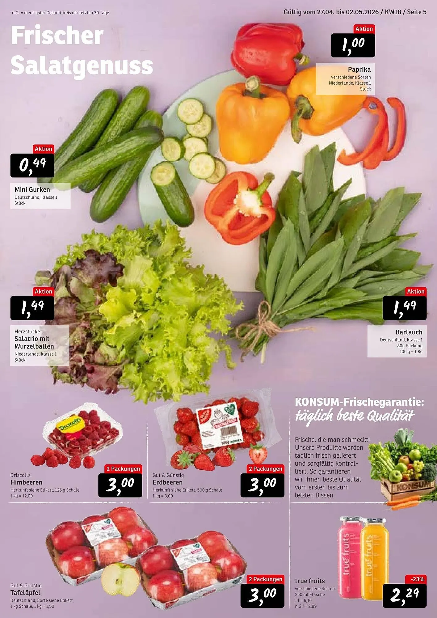 KONSUM Prospekt von 27. April bis 2. Mai 2026 - Prospekt seite 5