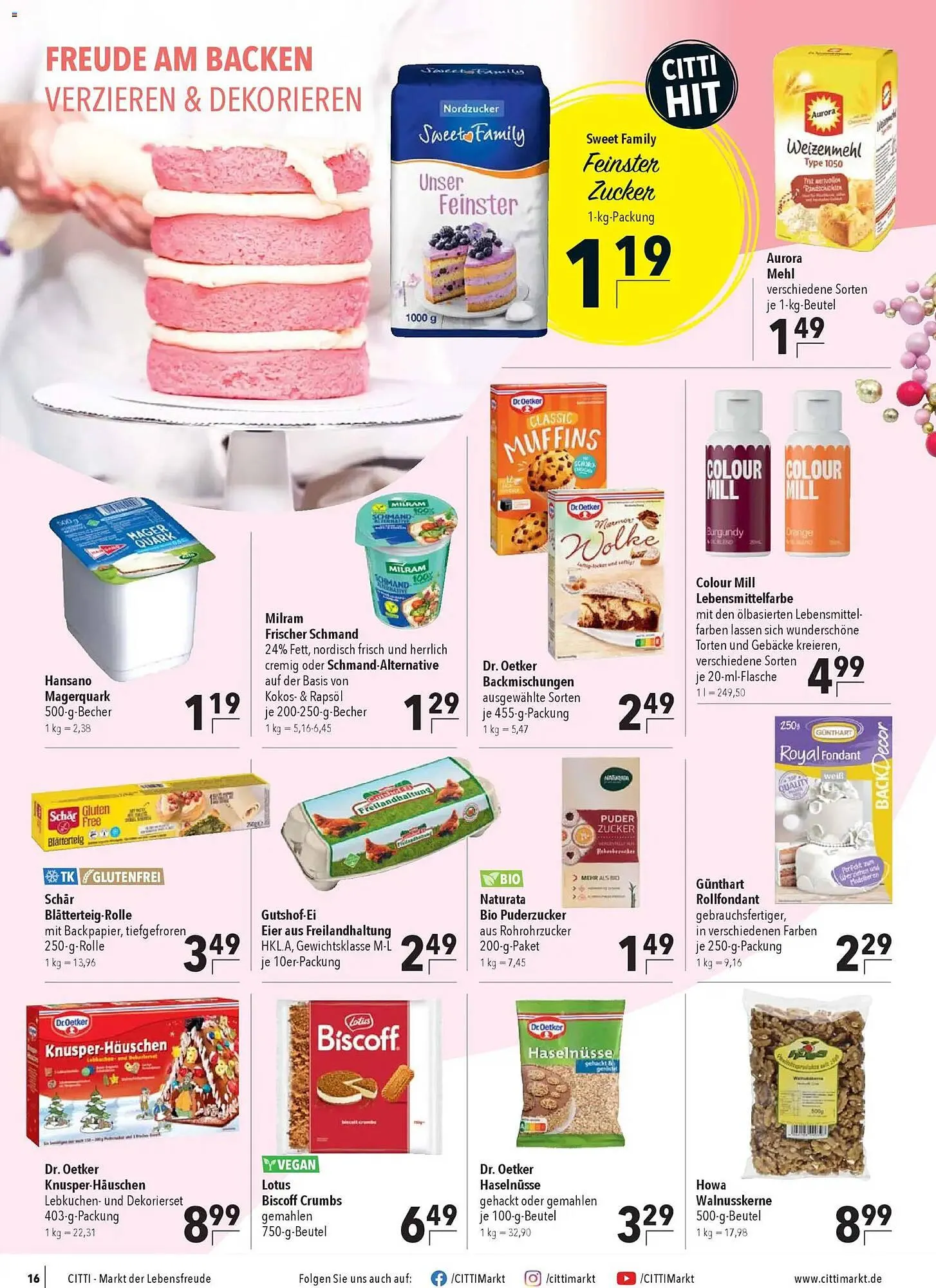 CITTI Markt Prospekt von 29. Oktober bis 4. November 2025 - Prospekt seite 16