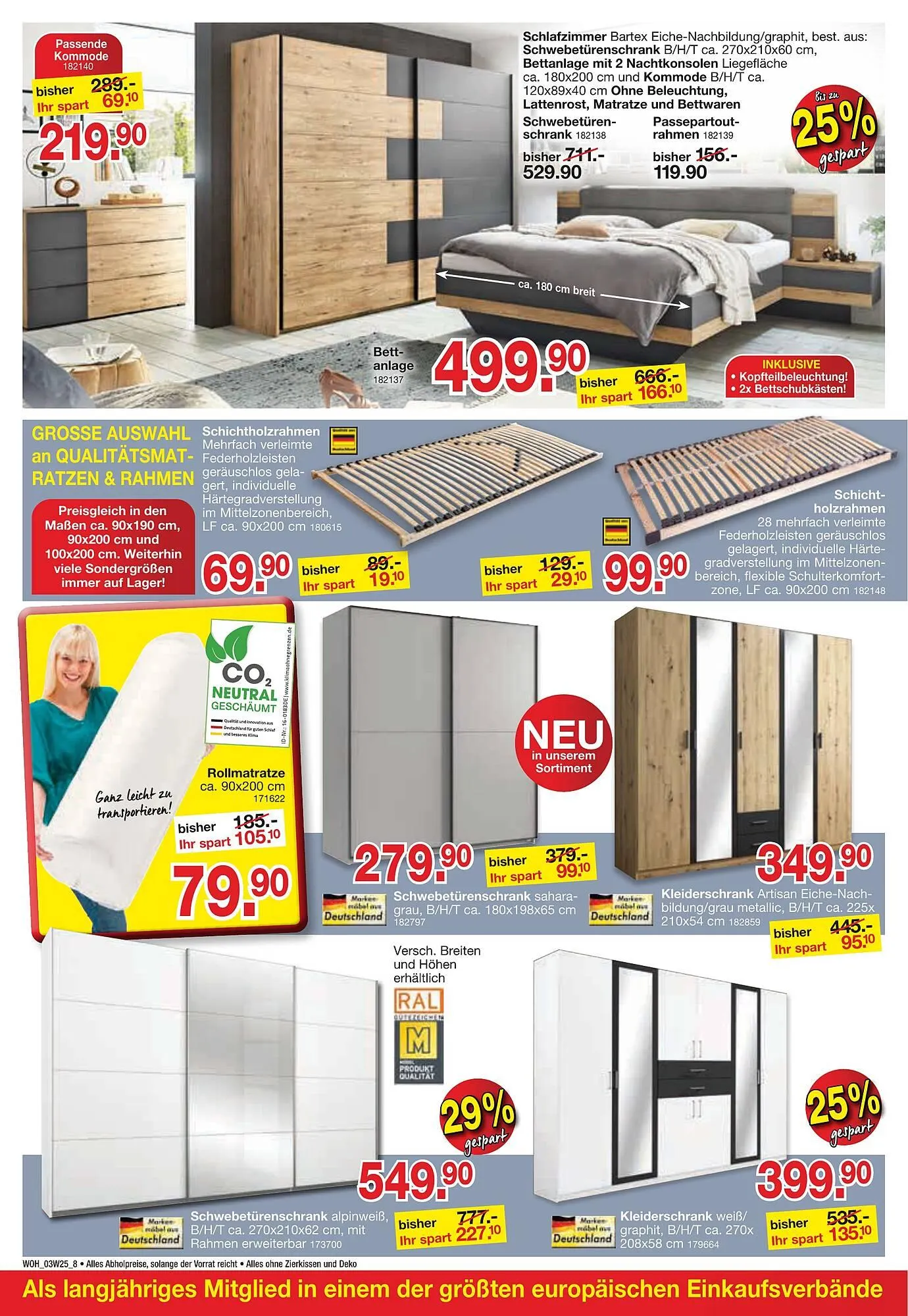 Wohnorama Prospekt von 26. März bis 28. März 2025 - Prospekt seite 8