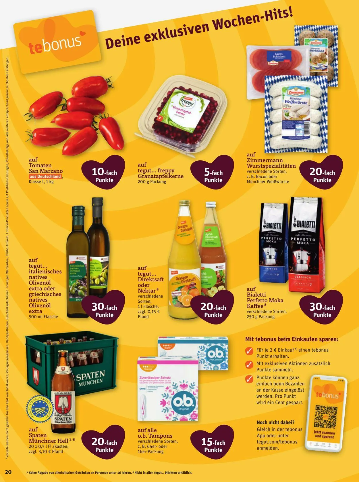 Tegut Aktueller Prospekt von 28. Juli bis 3. August 2025 - Prospekt seite 22