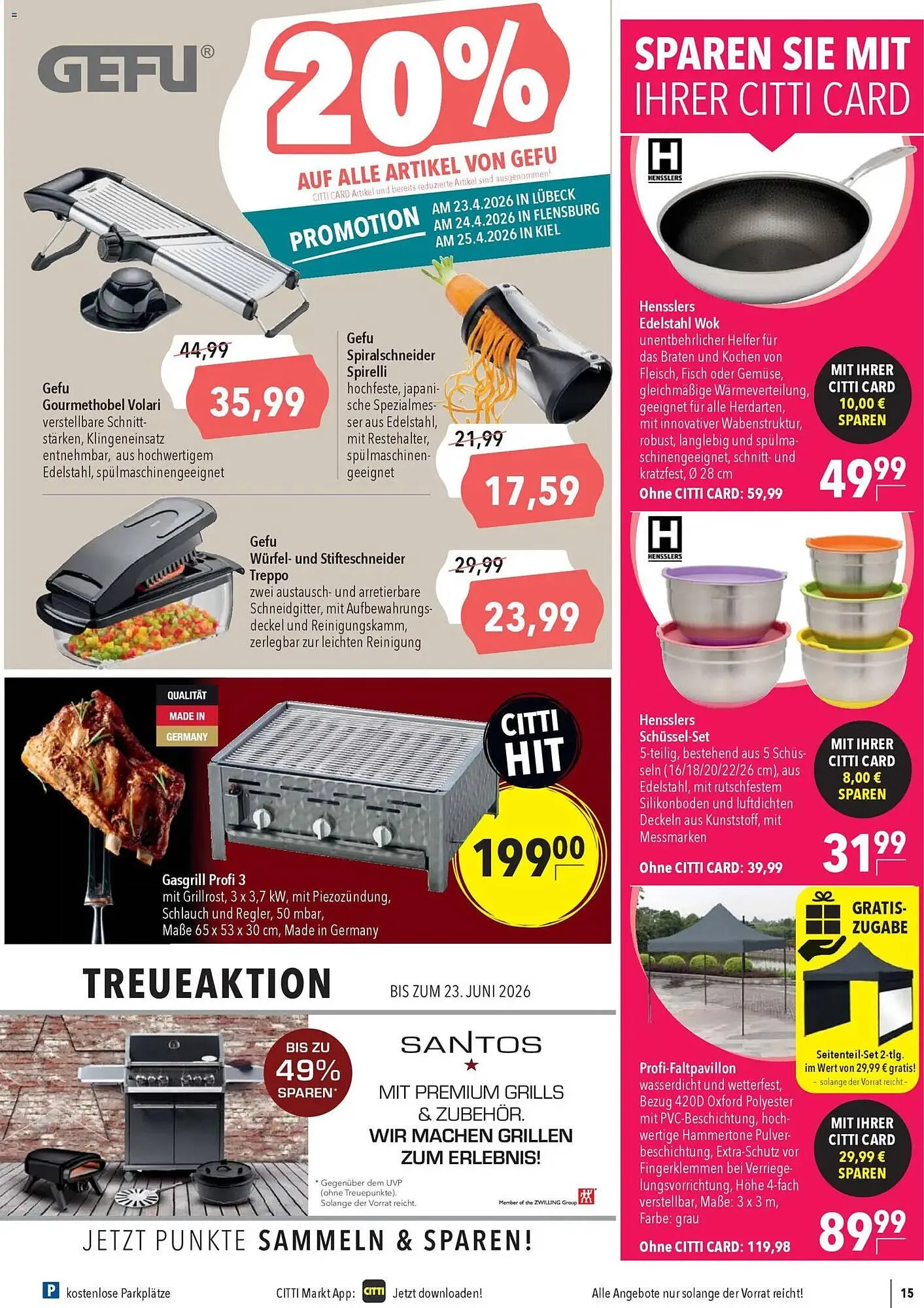 CITTI Markt Prospekt von 22. April bis 28. April 2026 - Prospekt seite 19