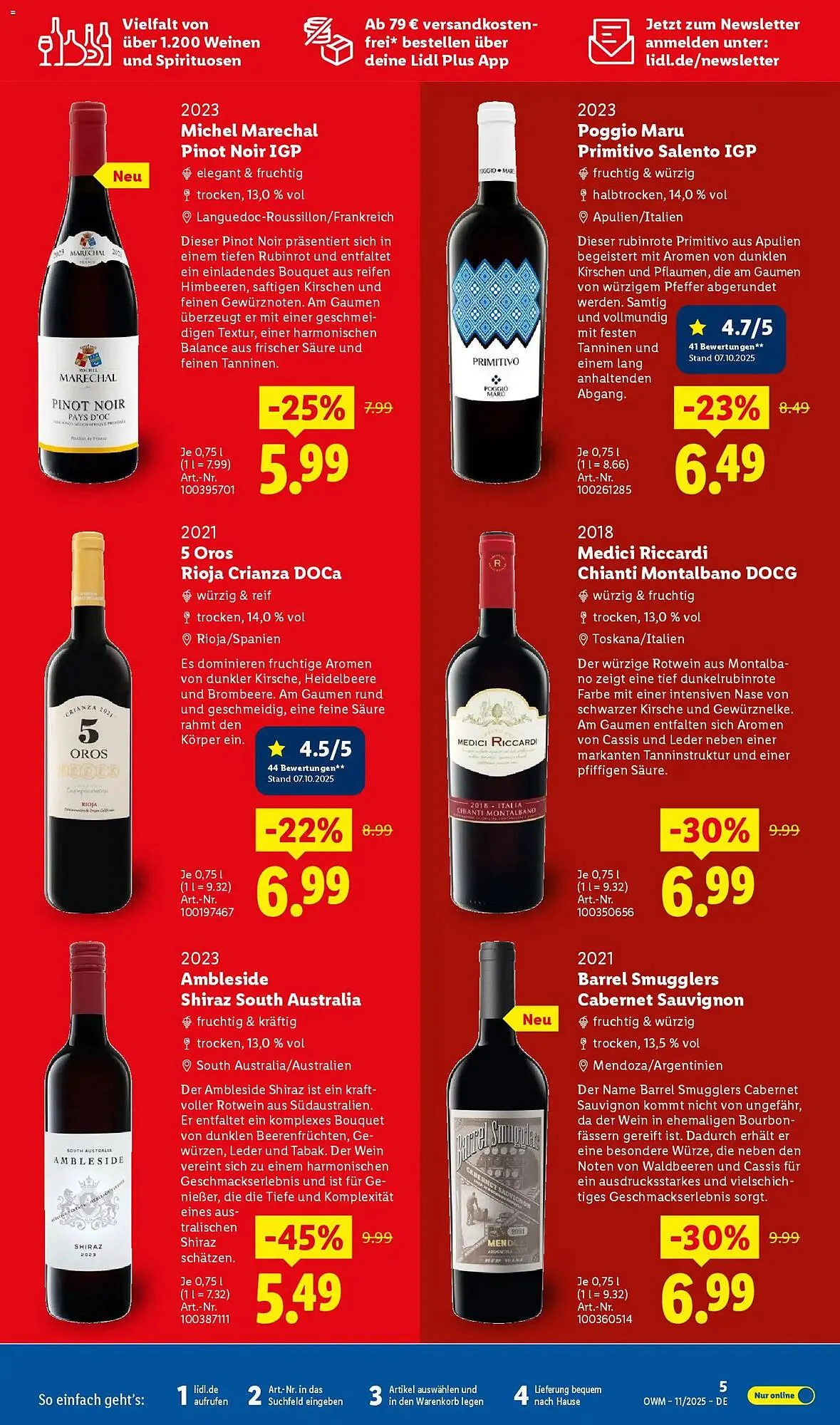 Lidl Prospekt von 1. November bis 30. November 2025 - Prospekt seite 5