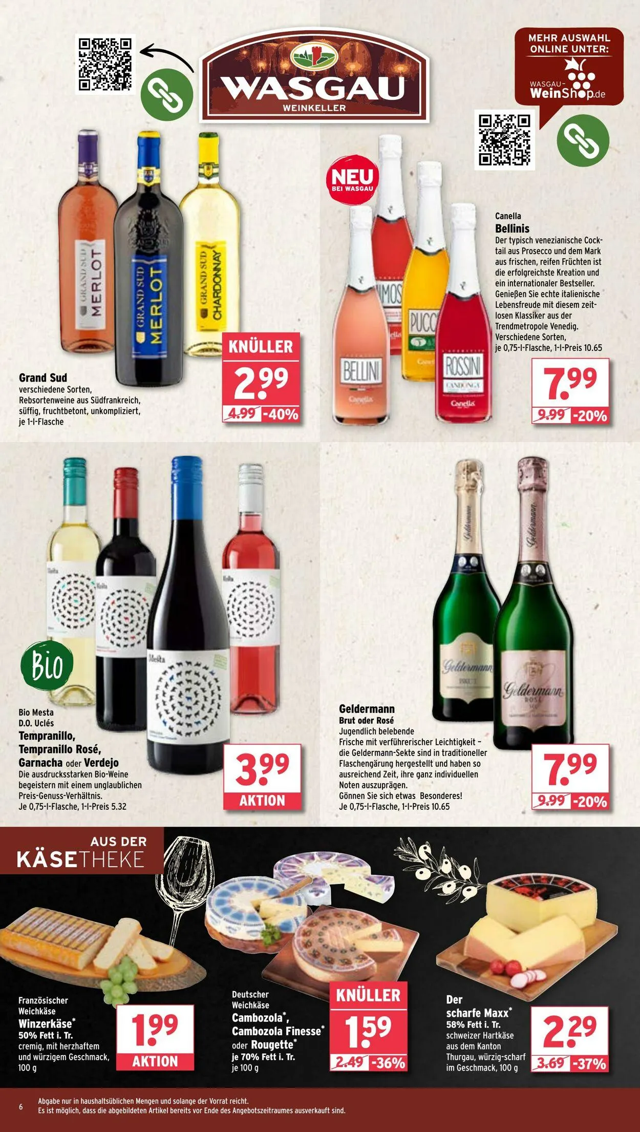 WASGAU Aktueller Prospekt von 20. April bis 4. Mai 2025 - Prospekt seite 6
