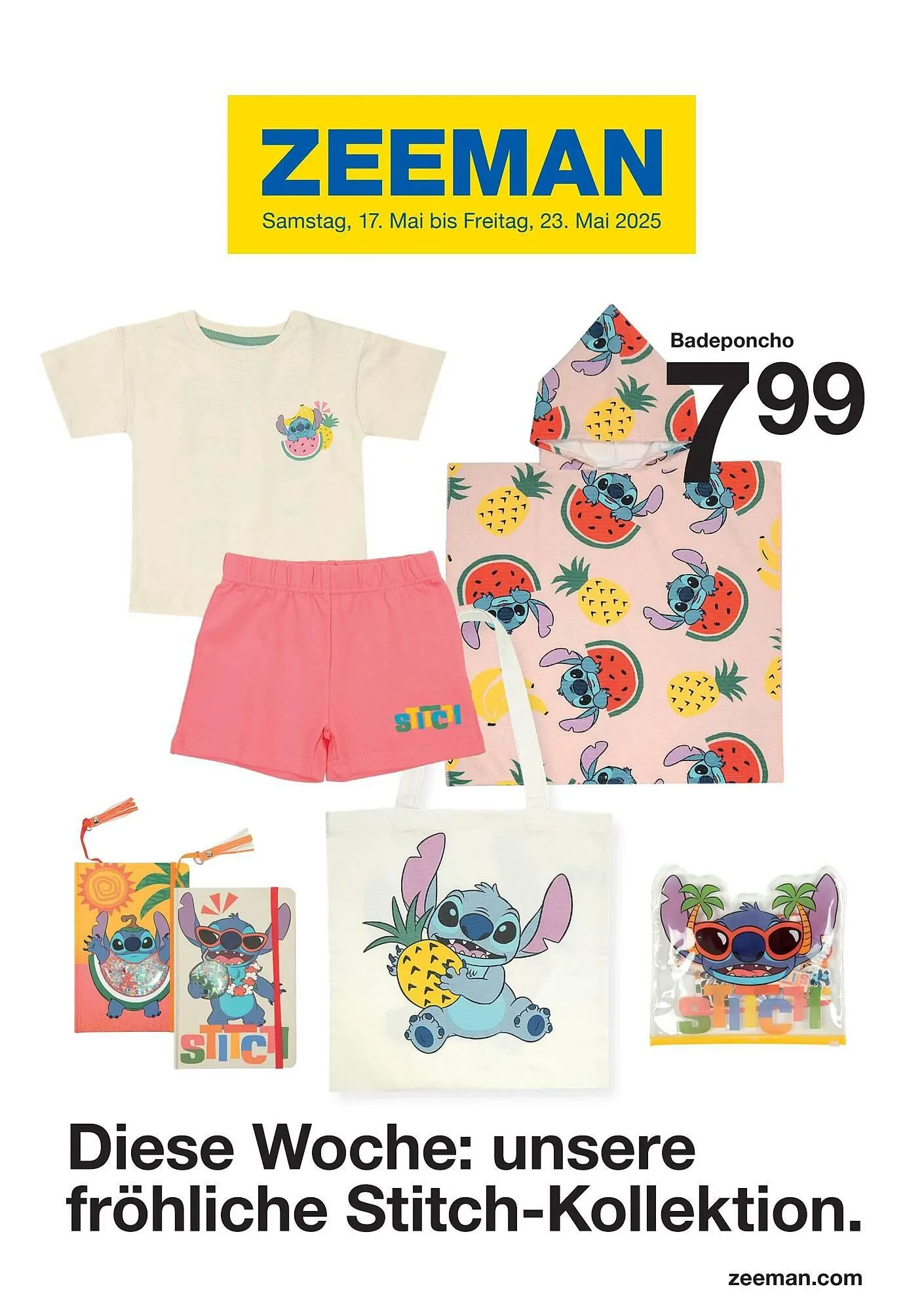 Zeeman Prospekt von 17. Mai bis 23. Mai 2025 - Prospekt seite 1