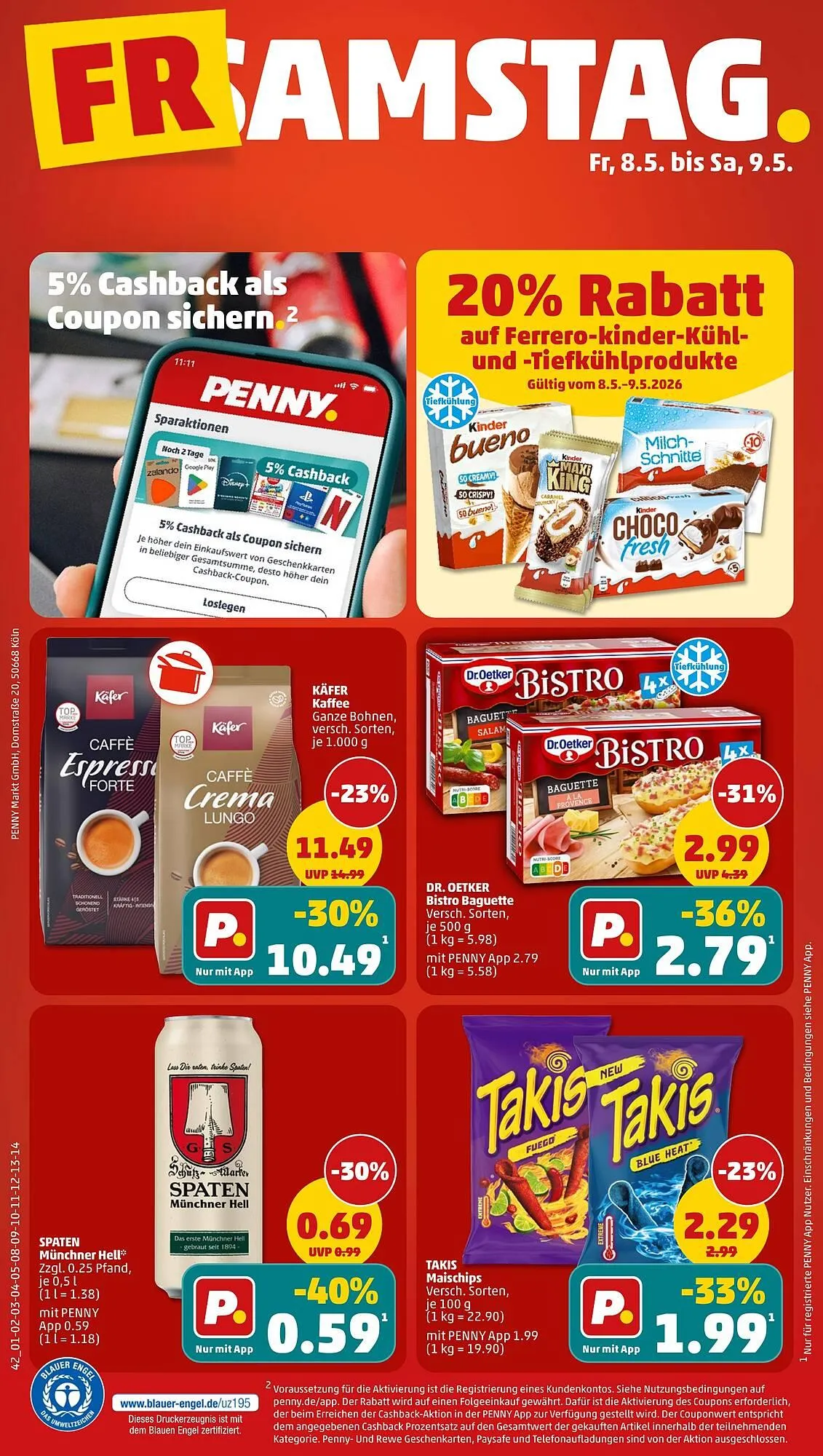 PENNY Prospekt von 4. Mai bis 9. Mai 2026 - Prospekt seite 50