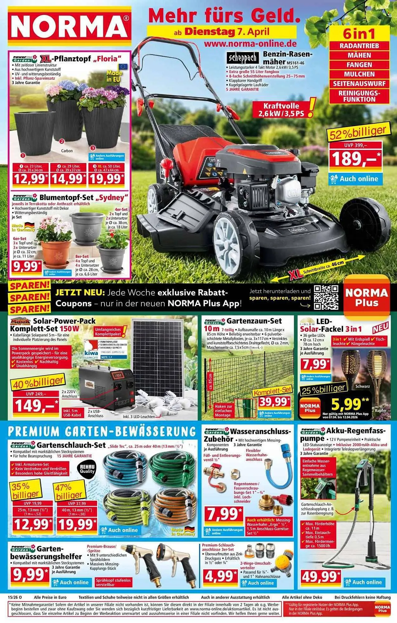 Norma Prospekt von 7. April bis 12. April 2026 - Prospekt seite 1